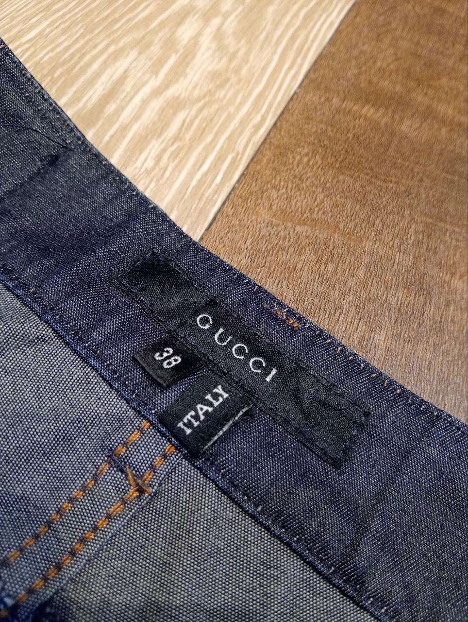 Gucci LUXURY GUCCI COMBINE COTTON SPANDEX STRETCH PANTS Size 26" / US 2 / IT 38 - 7 Thumbnail