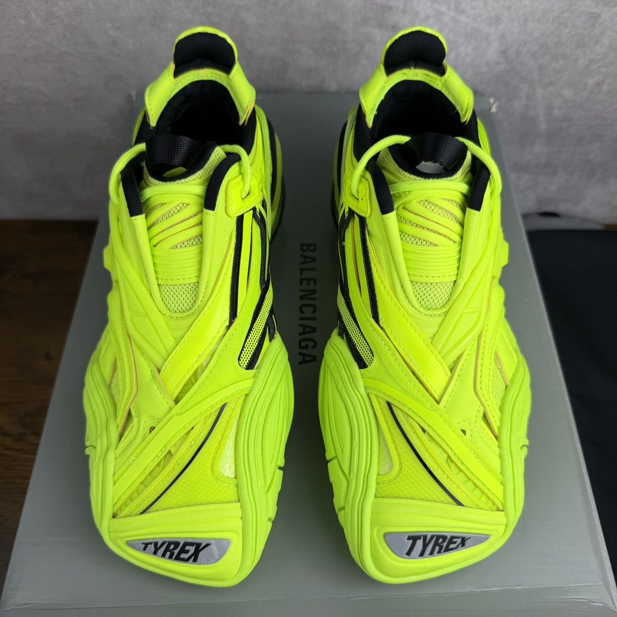 Balenciaga NEW Balenciaga Tyrex Fluo Yellow Size 6 US / 36 EU MSRP $950 Size US 6 / IT 36 - 5 Thumbnail