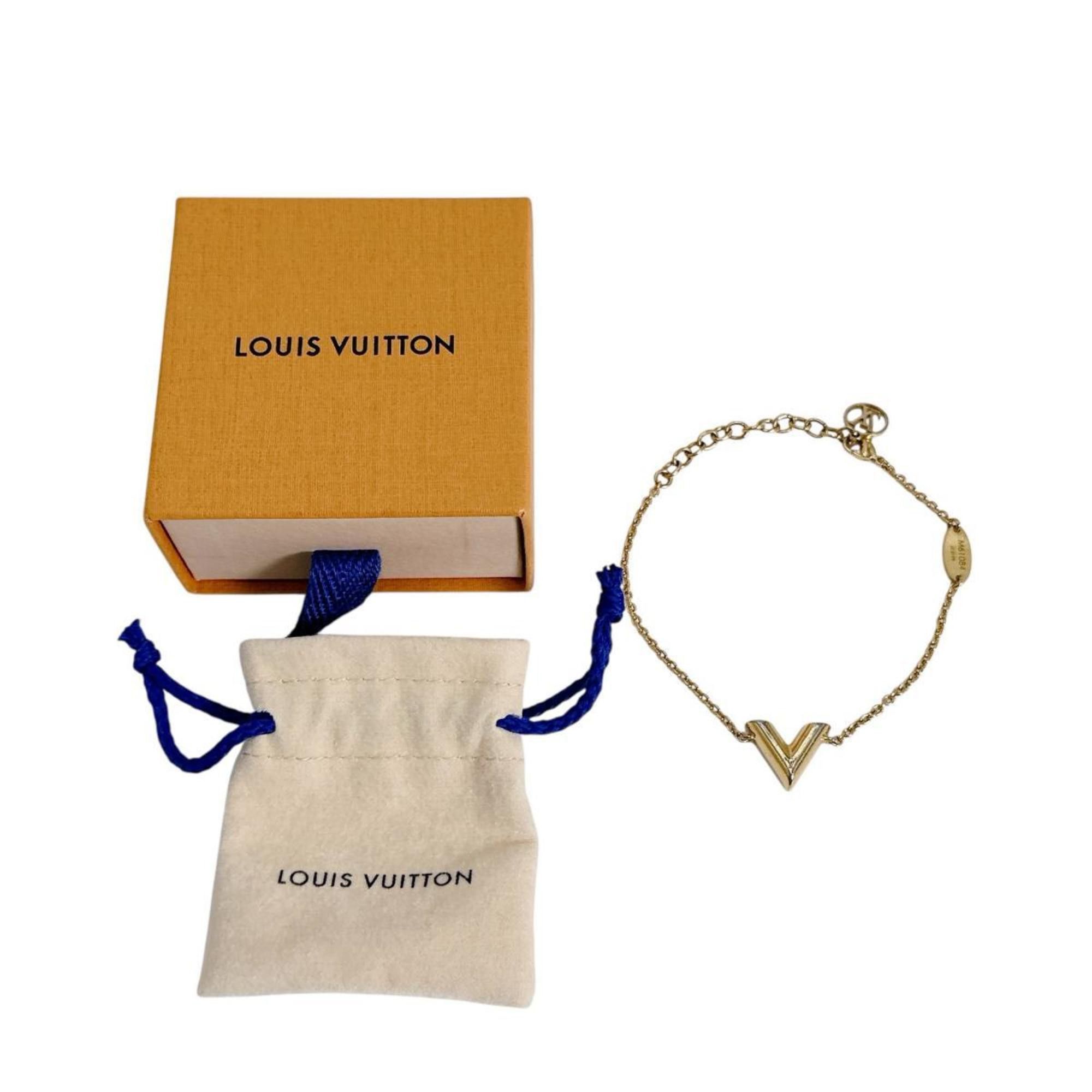 Louis Vuitton Louis Vuitton Essential V Metal Bracelet M61084 Gold Size ONE SIZE - 1 Thumbnail