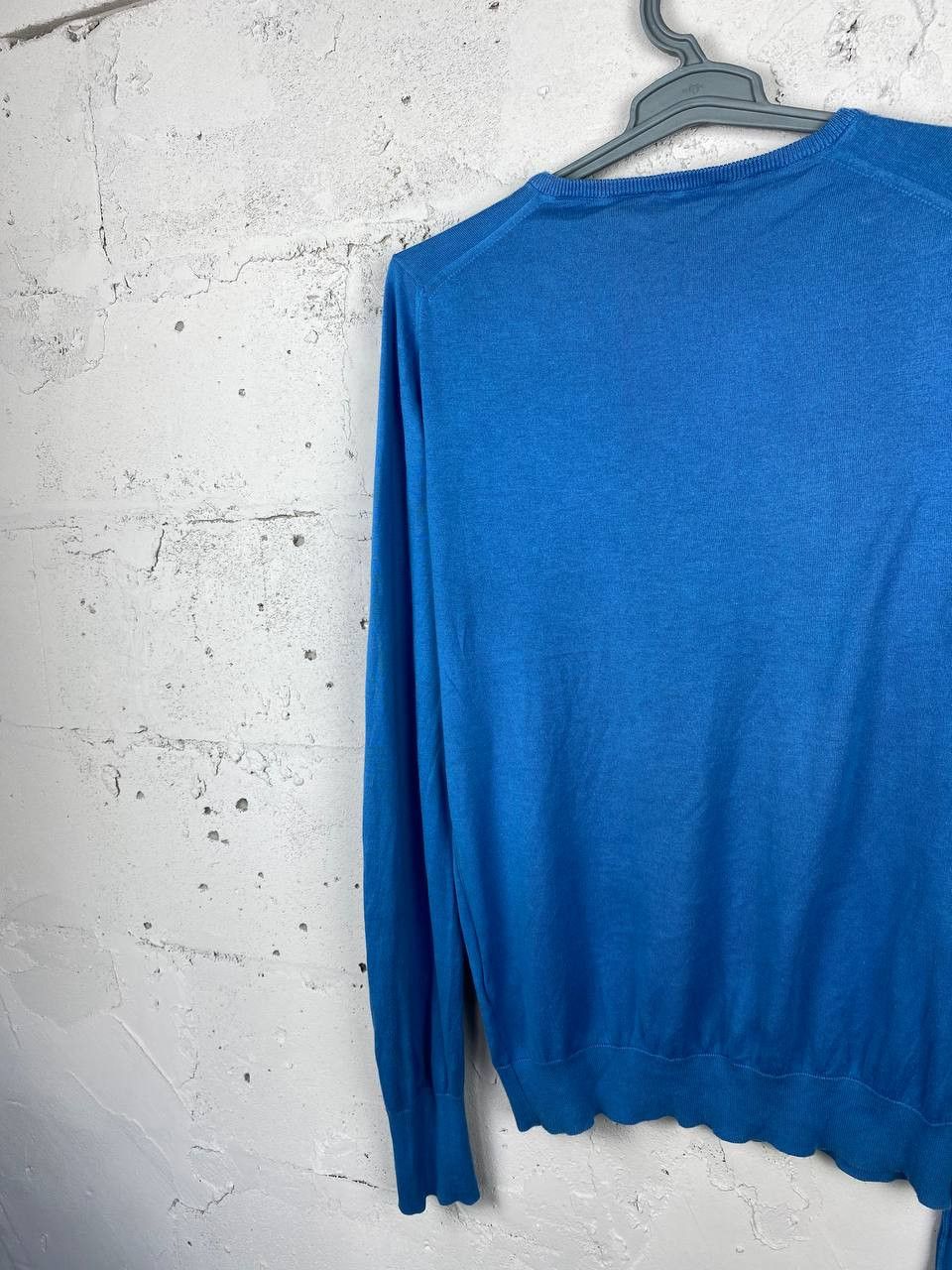 John Smedley John Smedley Blue Cotton Crewneck Pullover Sweater M 48 Size US S / EU 44-46 / 1 - 7 Thumbnail