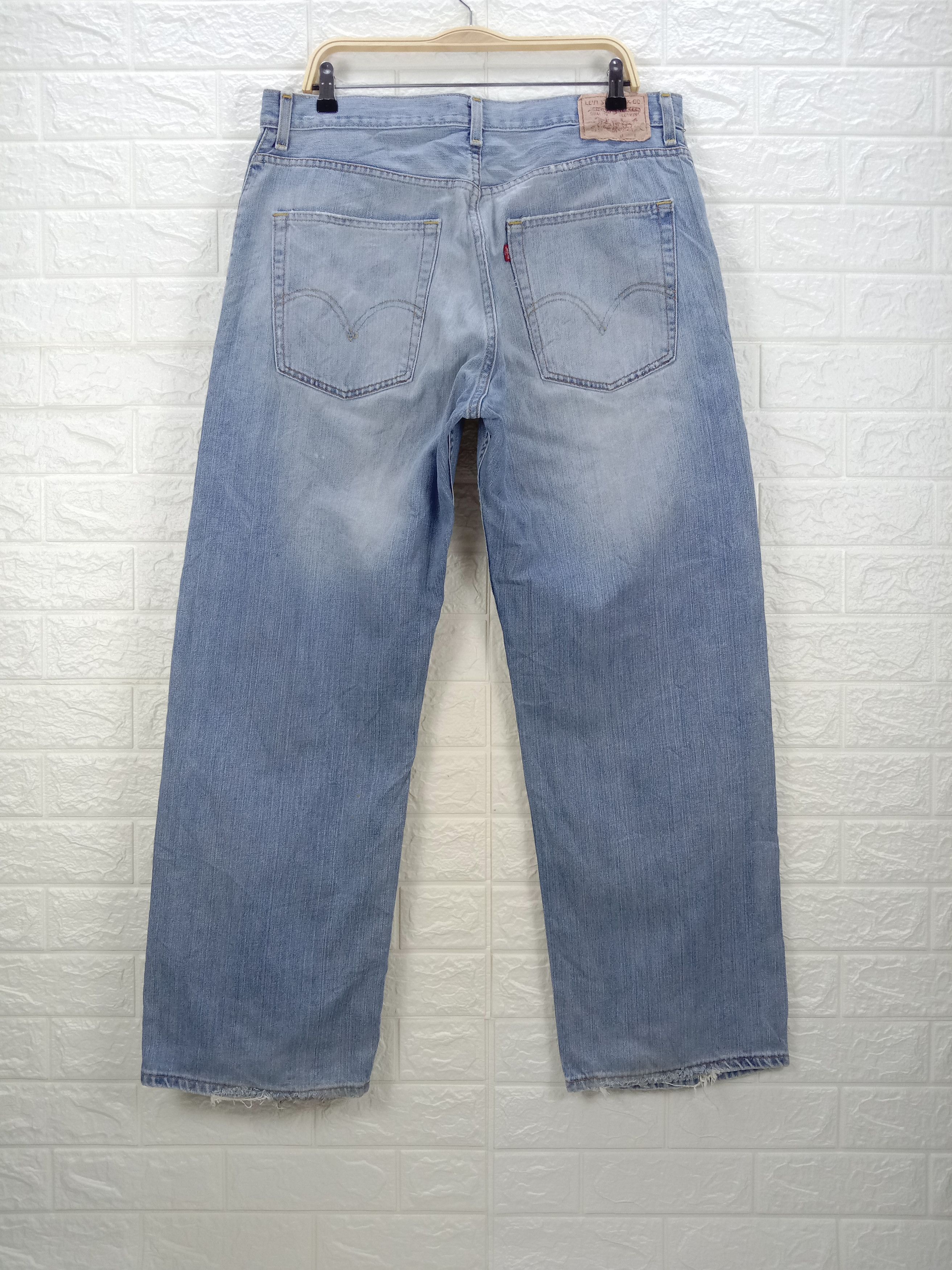 Levi's Vintage Levi's 569 Jeans Loose Straight Distressed Denim Size US 36 / EU 52 - 5 Thumbnail