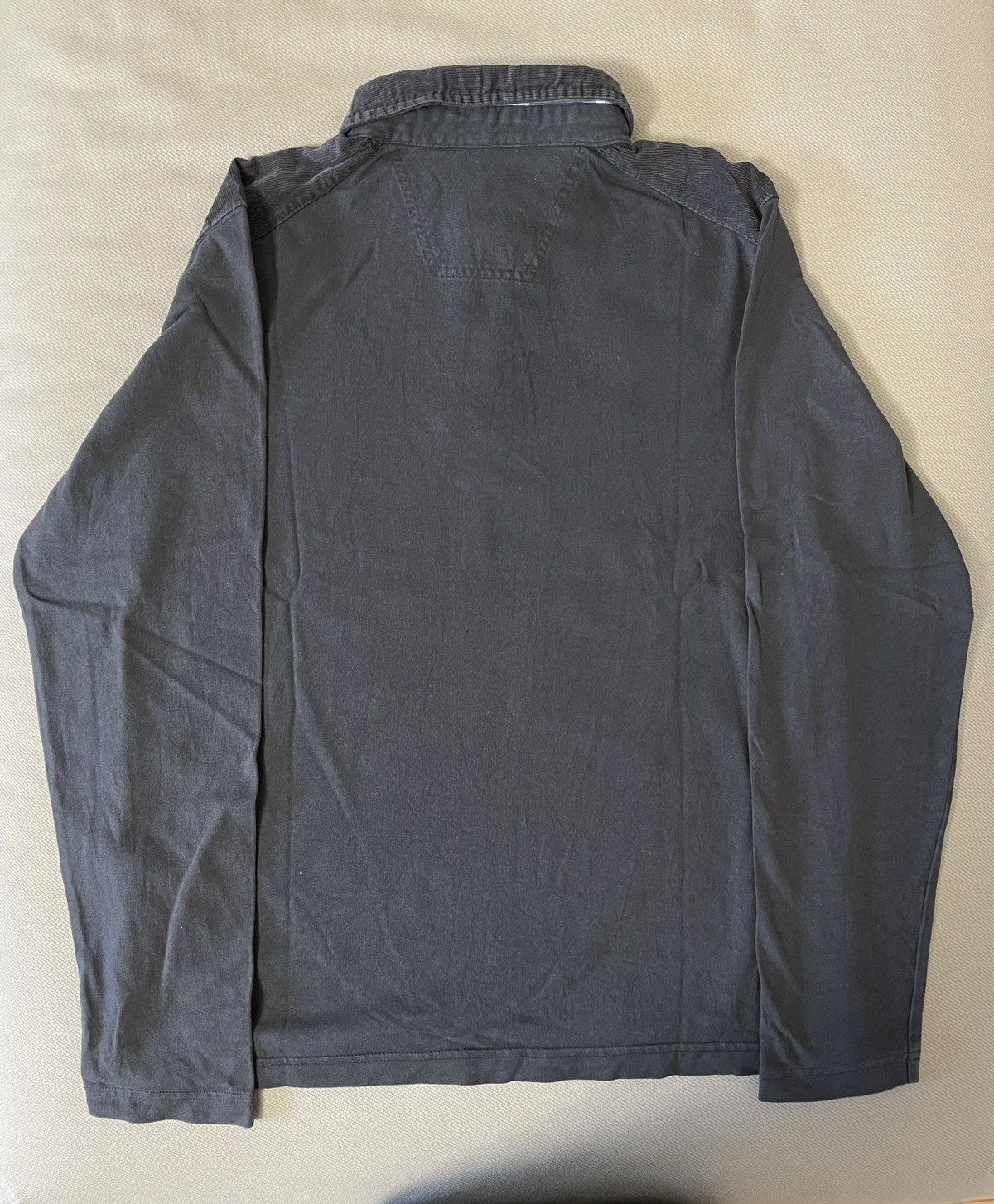Tom Tailor Vintage Tom Tailor Longsleeve Polo Shirt in Grey Size US M / EU 48-50 / 2 - 4 Thumbnail