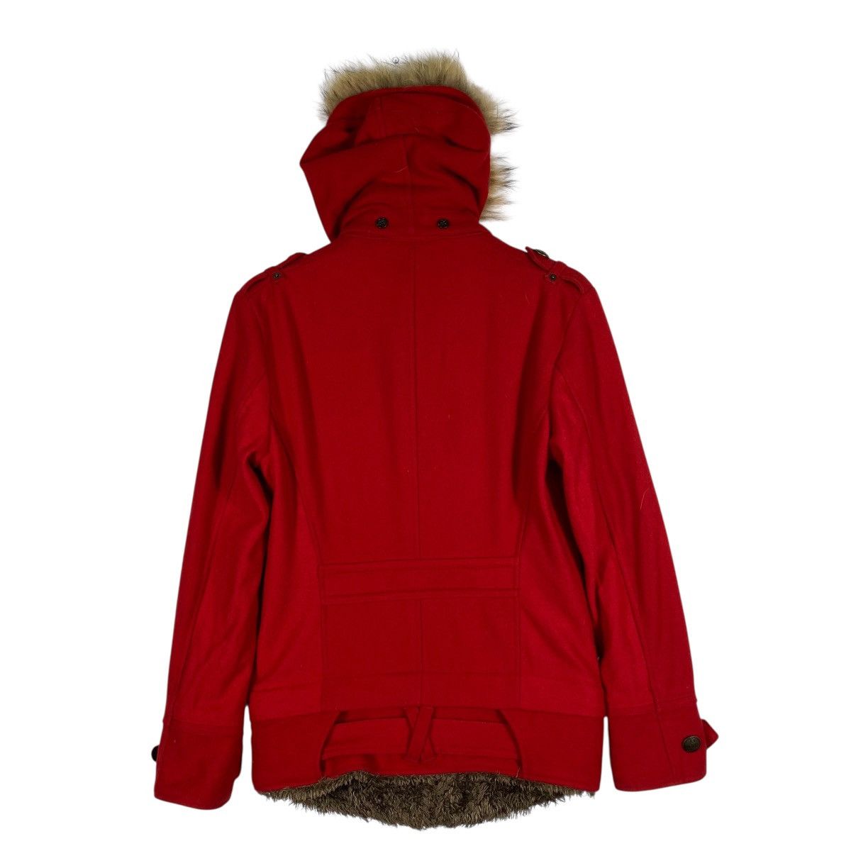 PPFM Vintage Ppfm Faux Fur Hoodie Zipper Jacket S Size Red Colour Size US S / EU 44-46 / 1 - 10 Thumbnail