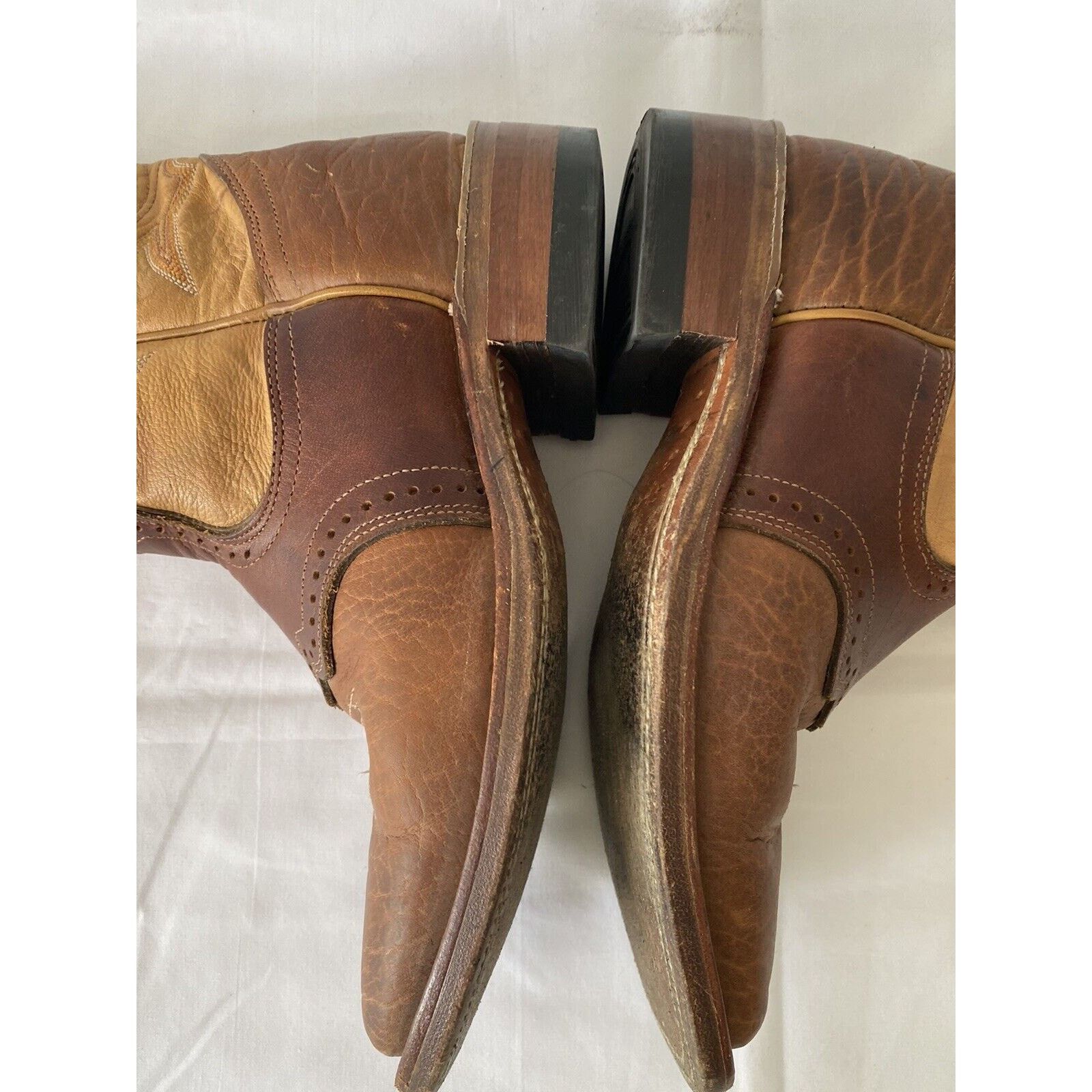 Boulet Boulet Hand Made/Tooled Cowgirl Square Toe Women's Size 6 Size US 7.5 / IT 37.5 - 10 Thumbnail