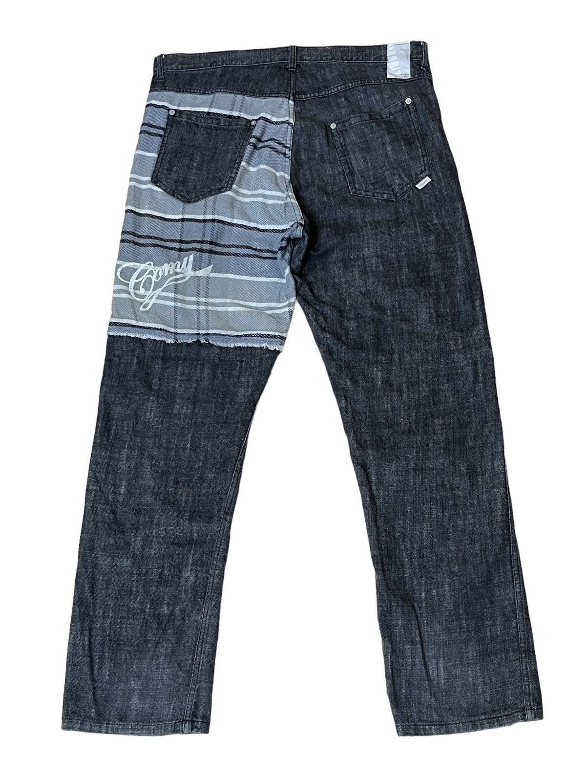 Garment Reproduction of Workers JAPANESE DENIM COMMUNITY GARMENT WORKS PATCHWORK JEANS Size US 36 / EU 52 - 1 Thumbnail