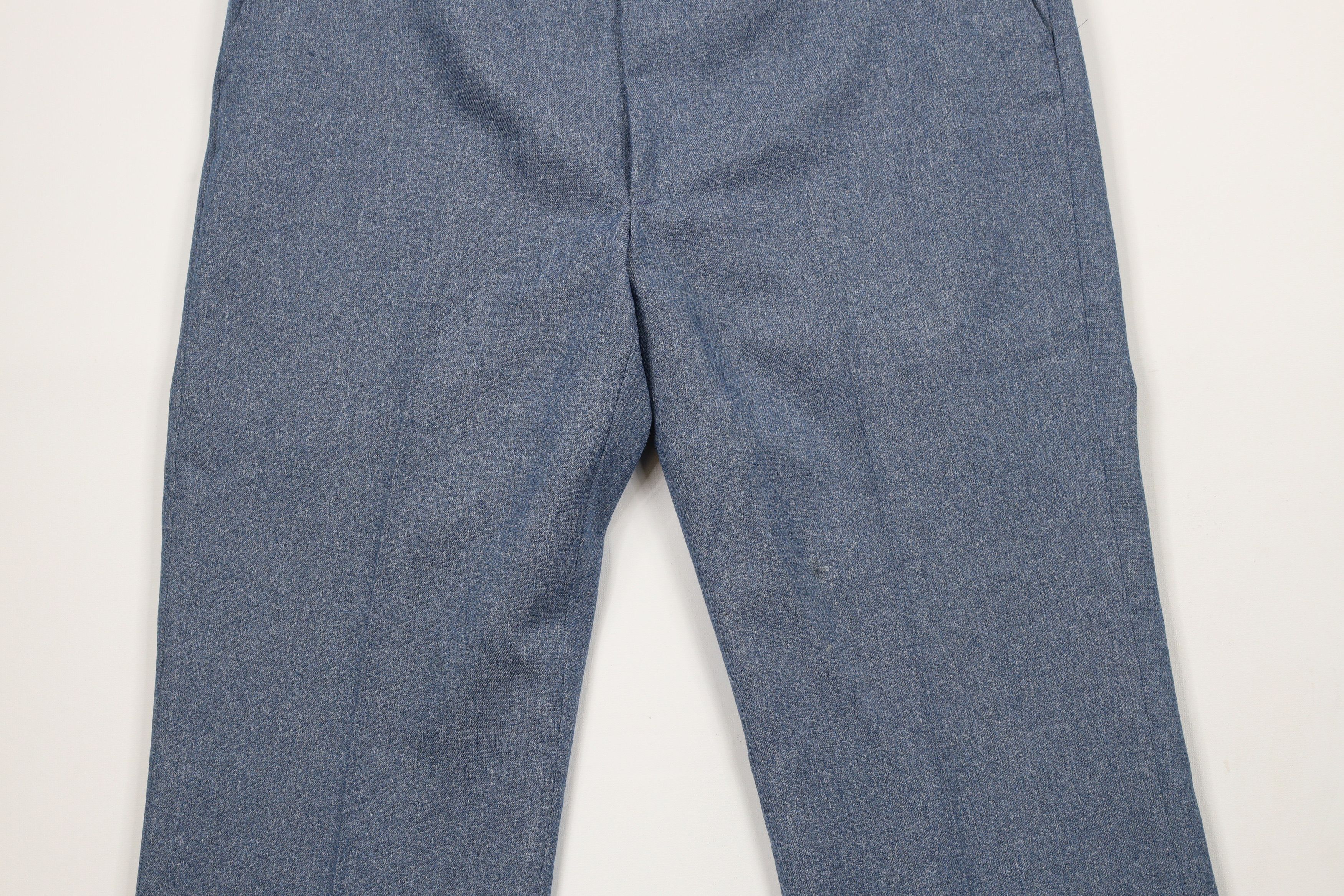 Vintage Vintage 70s Streetwear Knit Bell Bottoms Chino Pants USA Size US 36 / EU 52 - 3 Thumbnail