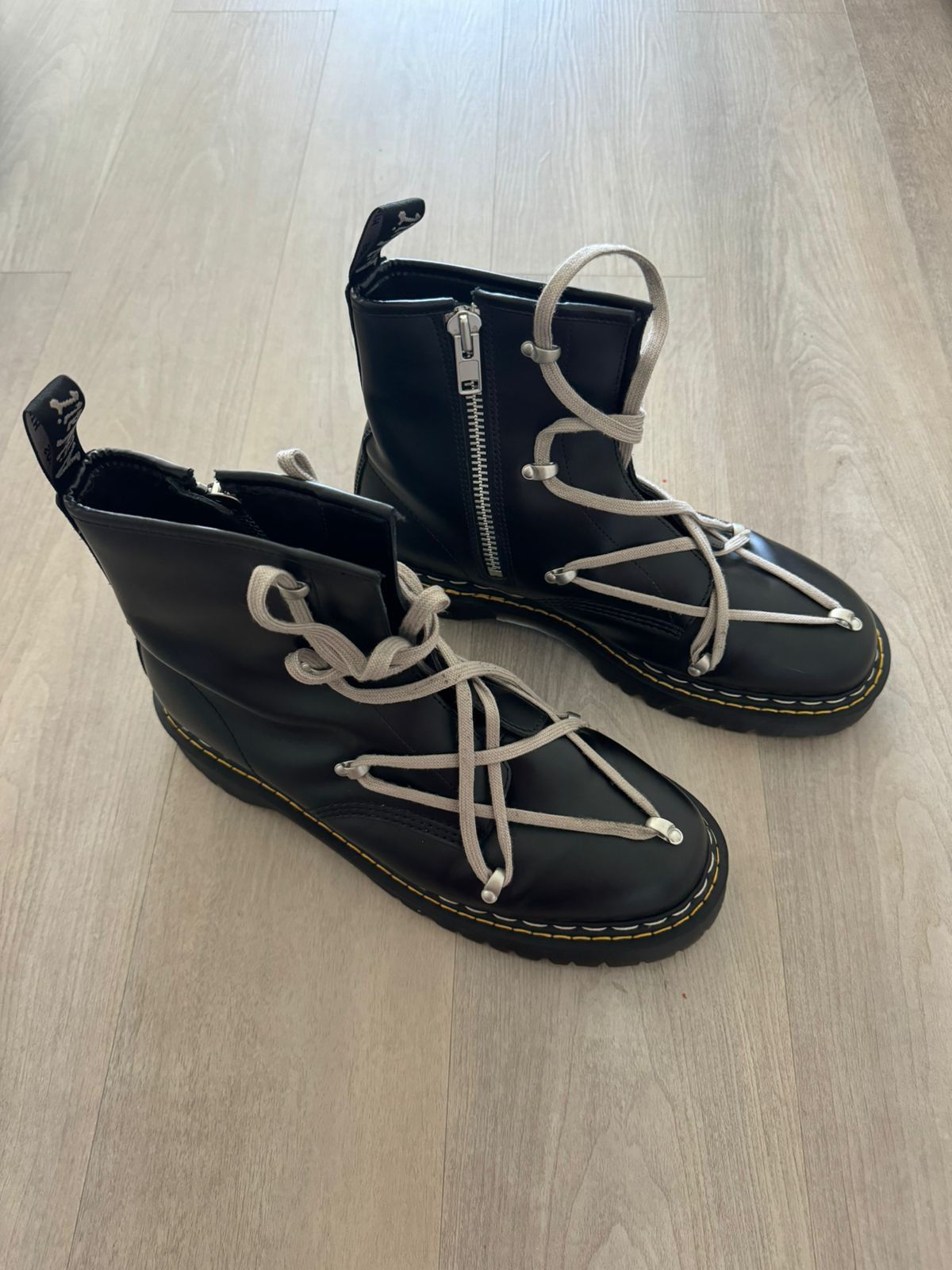 Dr. Martens × Rick Owens Rick Owens Dr. Martens Pentagram 1460 Boots Size US 14 / EU 47 - 4 Thumbnail
