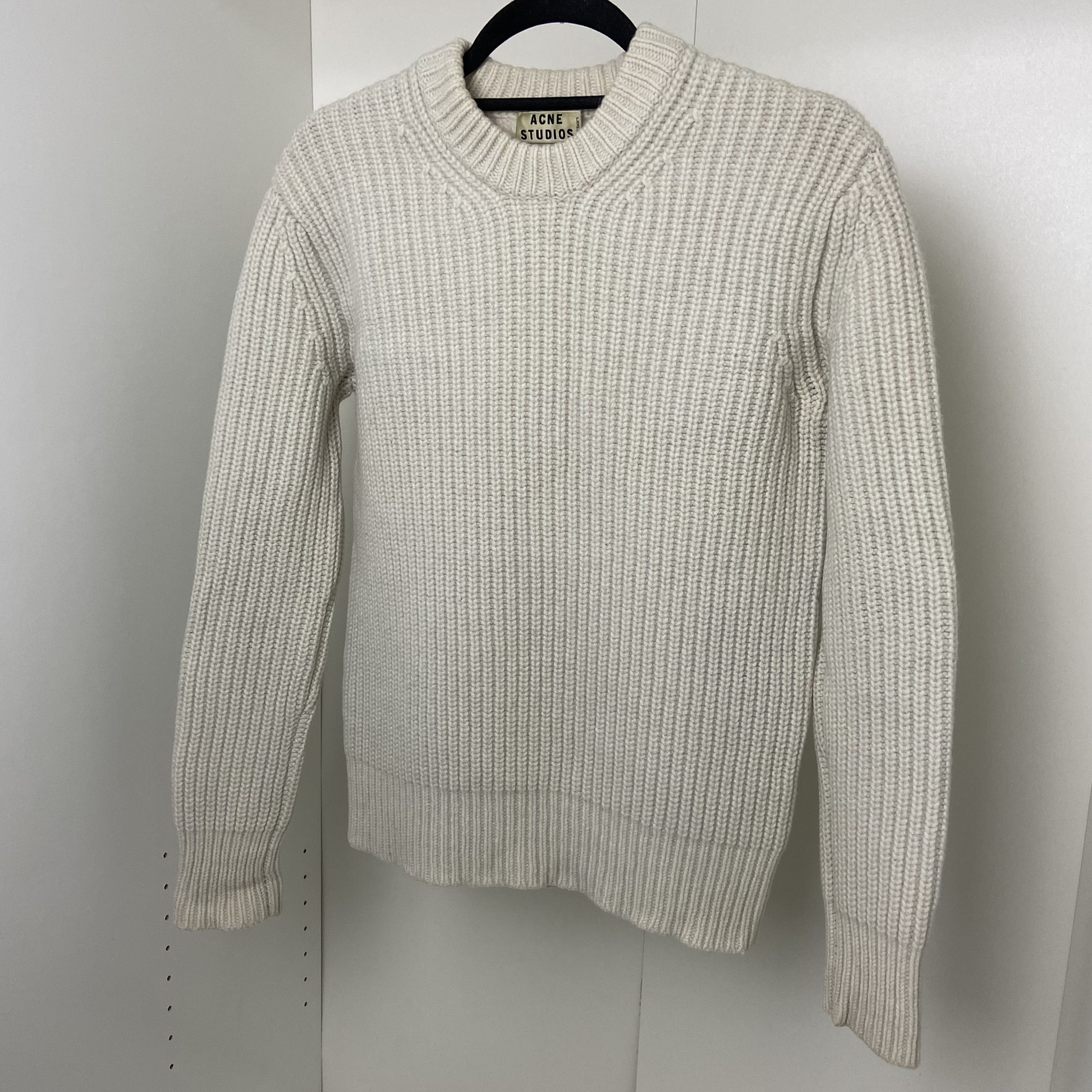 Acne Studios × Streetwear × Vintage ?Acne Studios White Sweater 