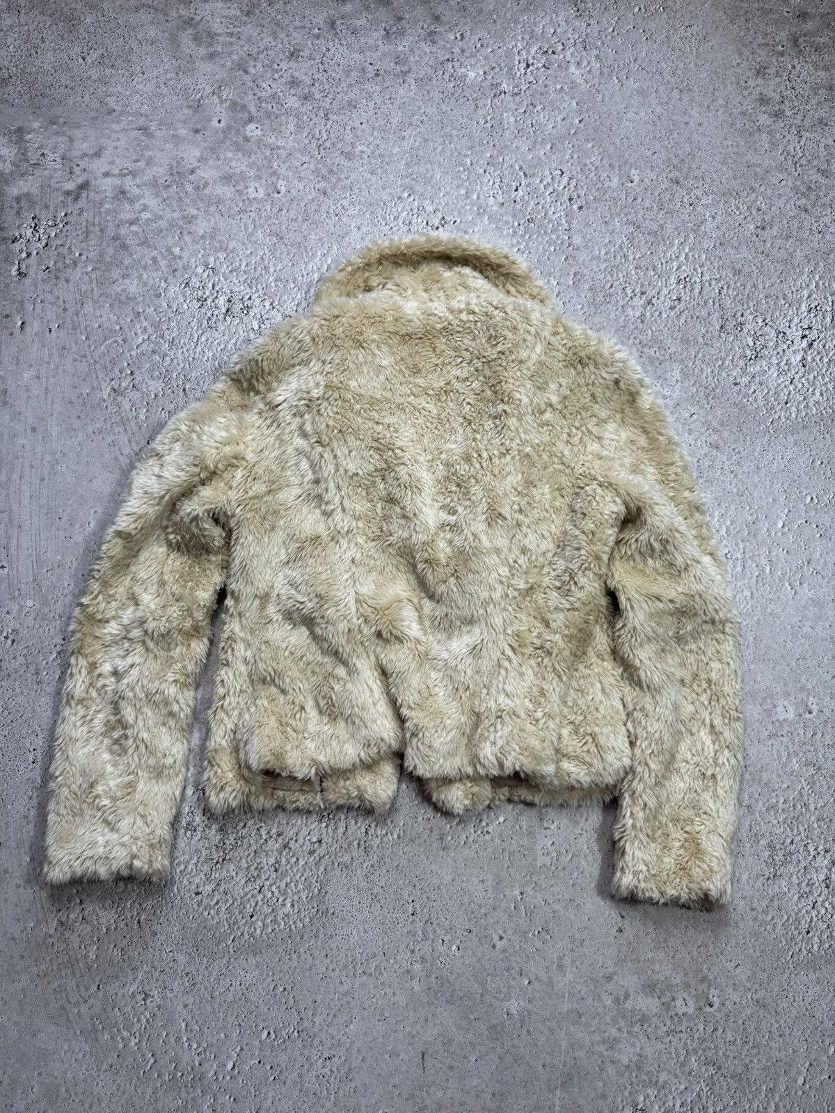 Other Vintage Faux Fur Teddy Jacket Women’s L Cream Y2K Soft Size L / US 10 / IT 46 - 10 Thumbnail