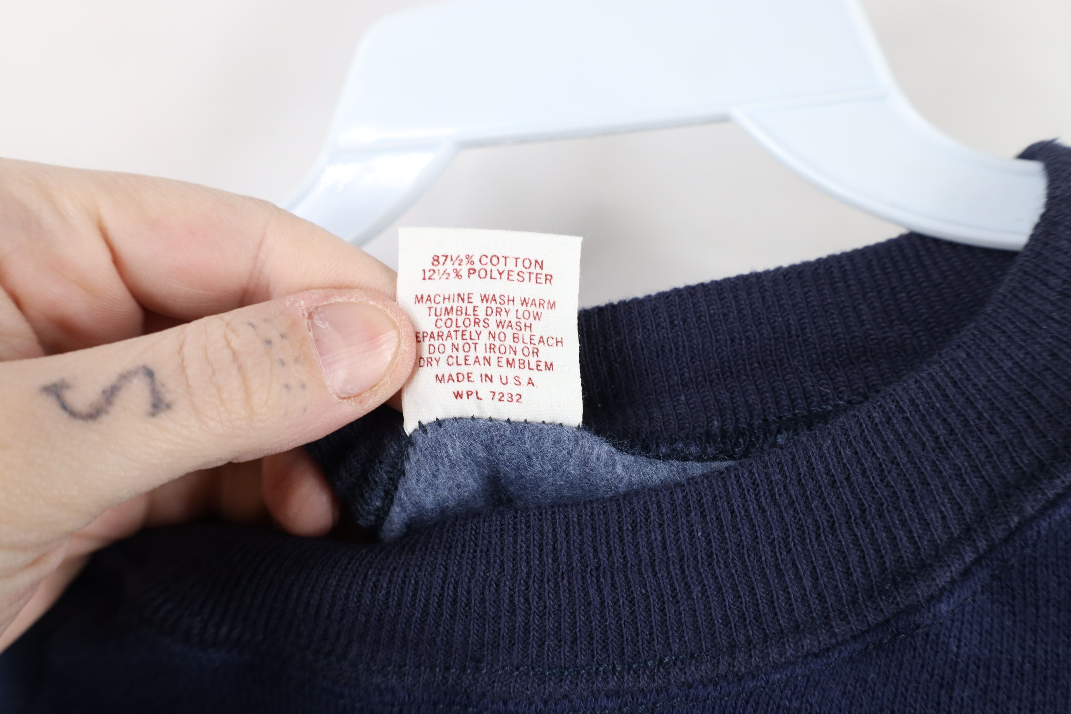 Russell Athletic Vintage 70s Russell Athletic Crewneck Sweatshirt Blue USA Size US M / EU 48-50 / 2 - 7 Thumbnail