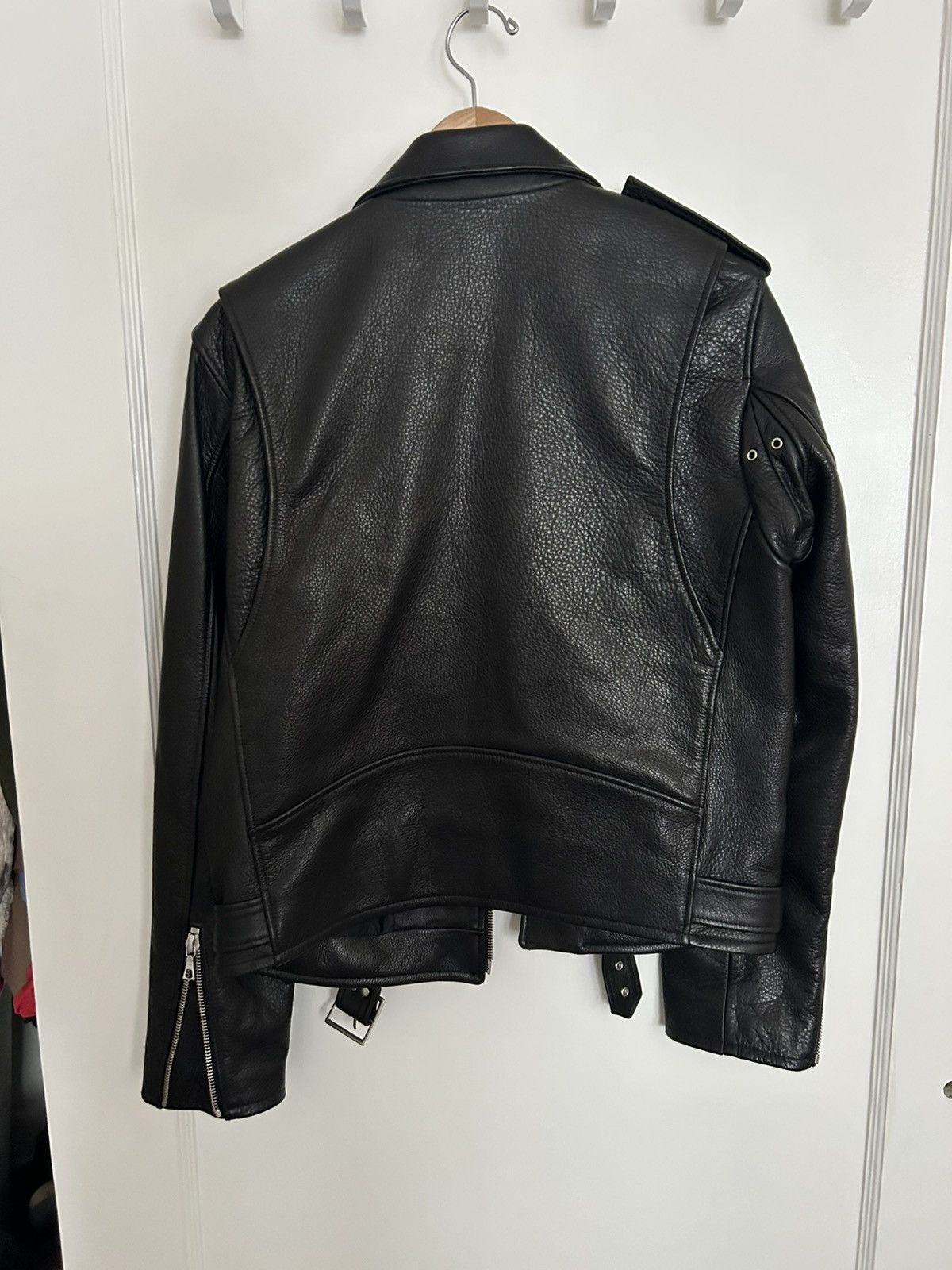 John Elliott Leather Moto Jacket Size US M / EU 48-50 / 2 - 2 Thumbnail