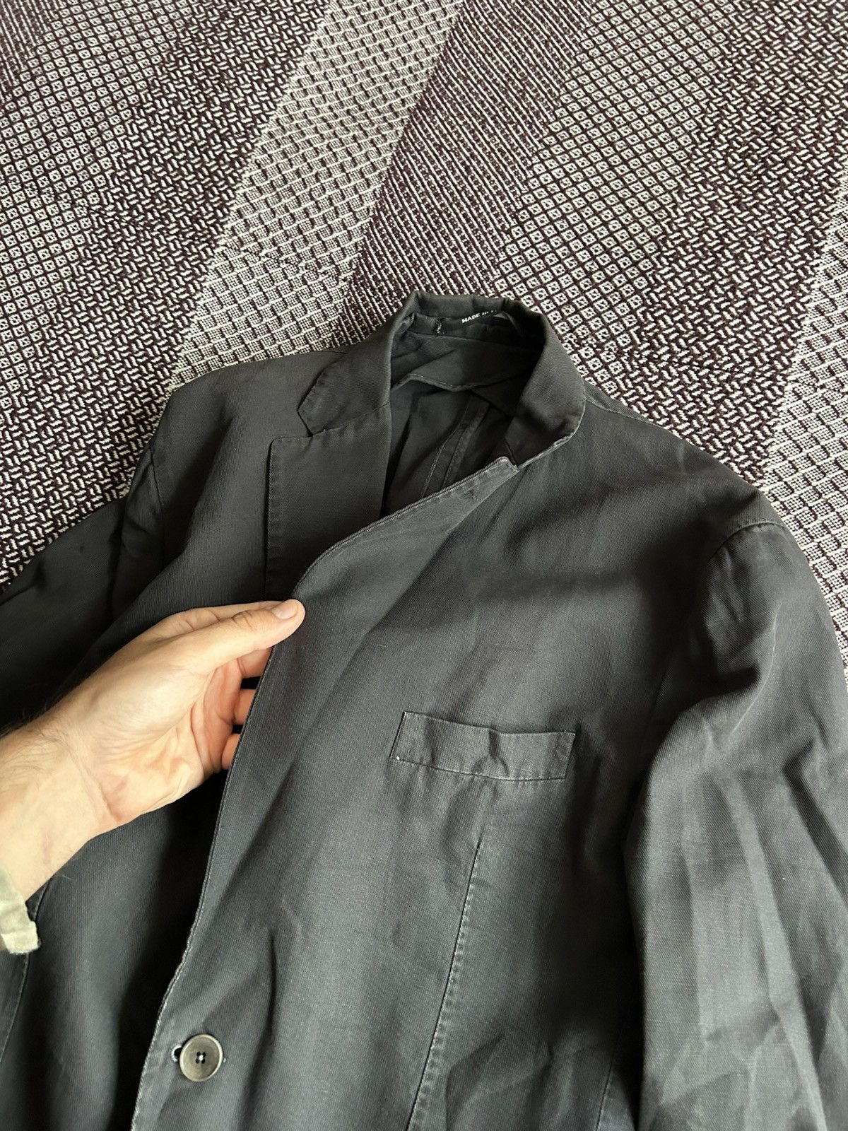 Tagliatore Tagliatore Cotton & Linen Men’s Blazer Avantgarde 50R Italy Size 50R - 15 Thumbnail