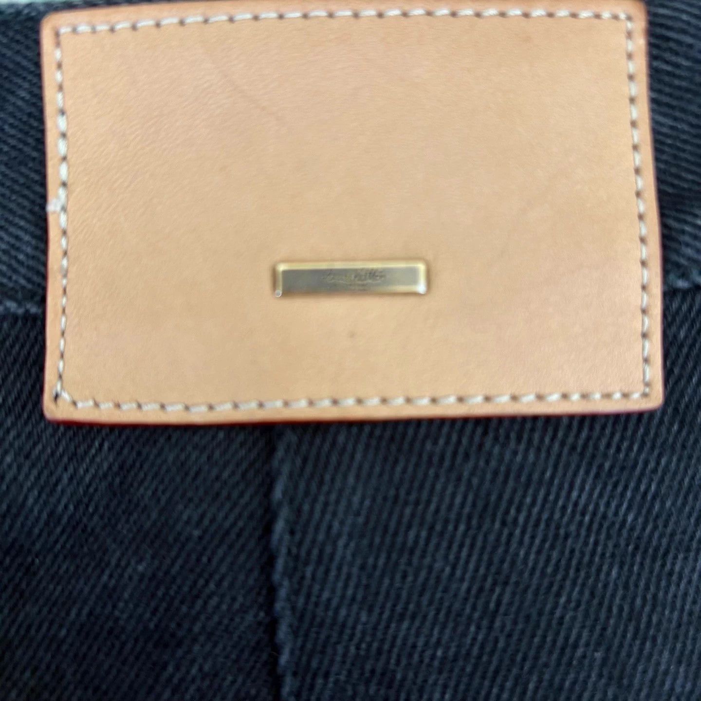 Louis Vuitton Louis Vuitton Black Gray Lumber Embossed Jean 32 Size US 32 / EU 48 - 6 Thumbnail