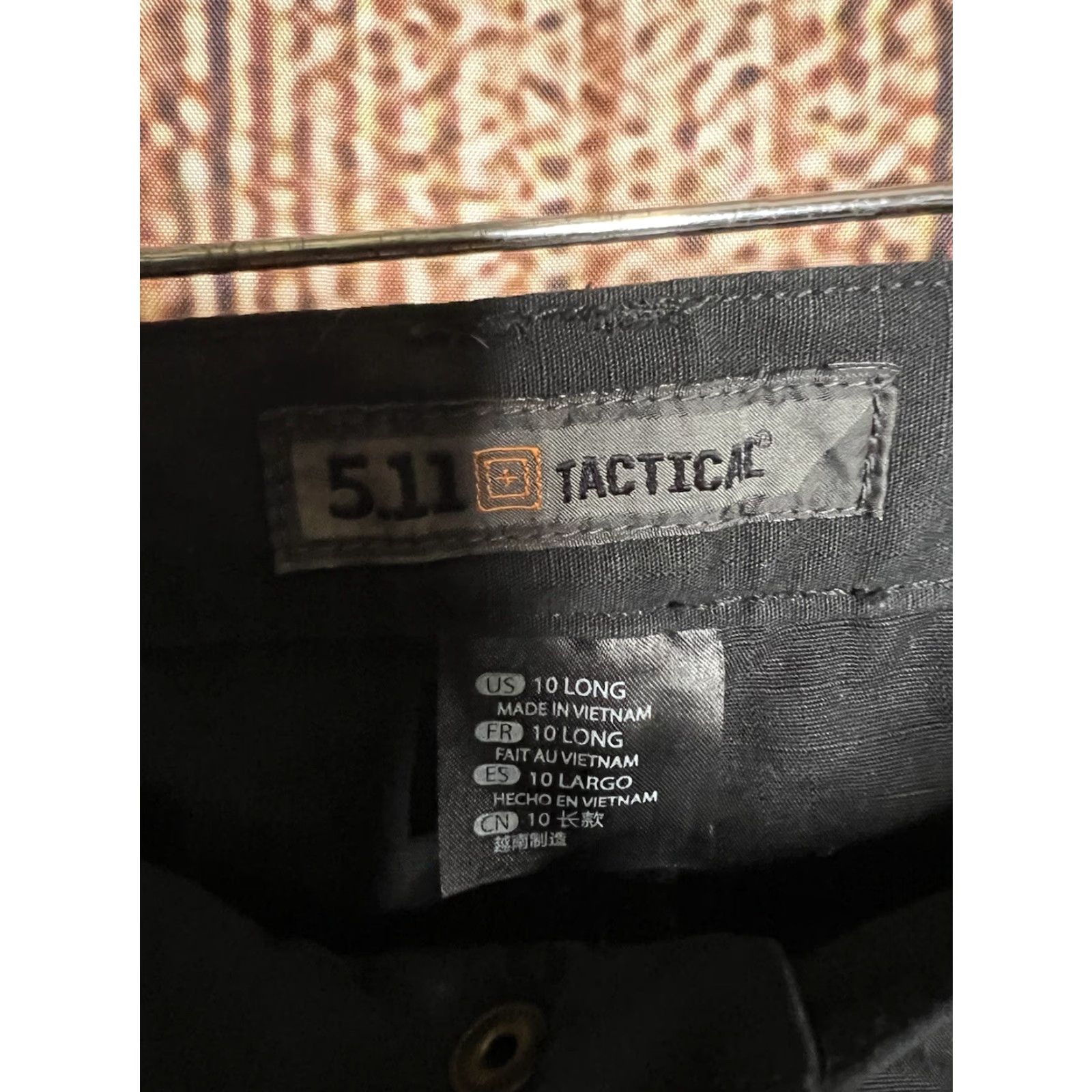 Vintage 5.11 Tactical Pants Womens 10 Long Black Taclite Pro Pant Ripstop Cargo Work Size 32" / US 10 / IT 46 - 3 Thumbnail