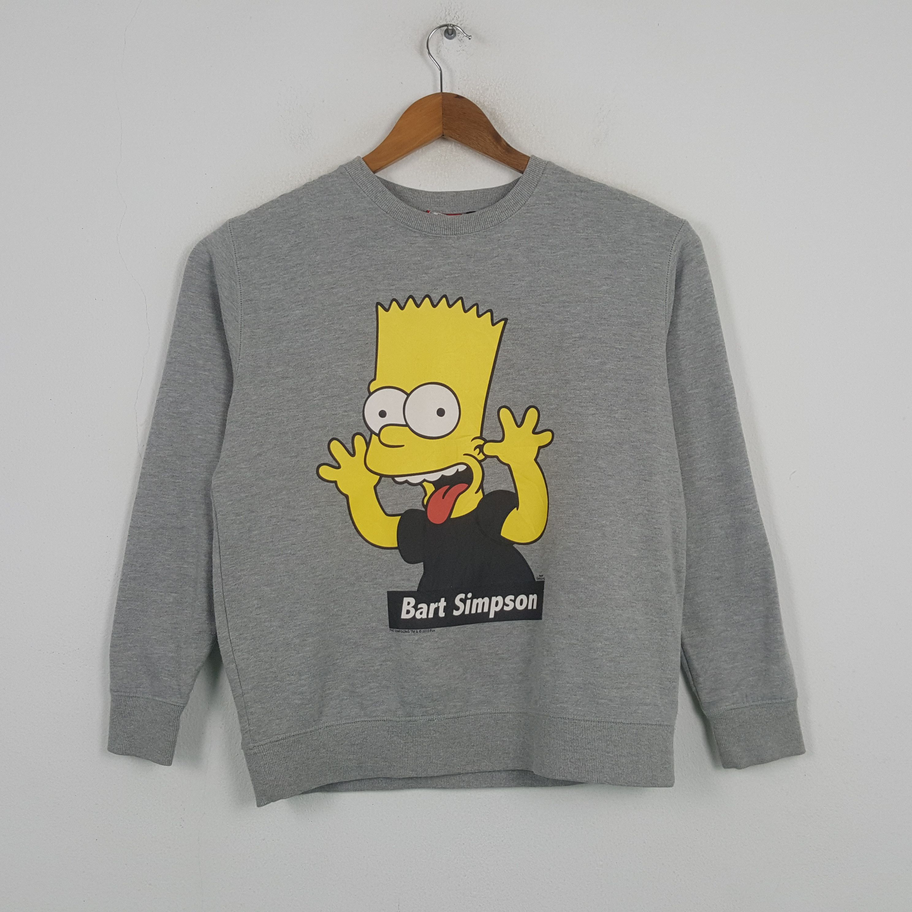 The Simpsons × Vintage Vintage THE SIMPSONS Cartoon Characters Sweatshirt C293N25 Size US M / EU 48-50 / 2 - 1 Thumbnail