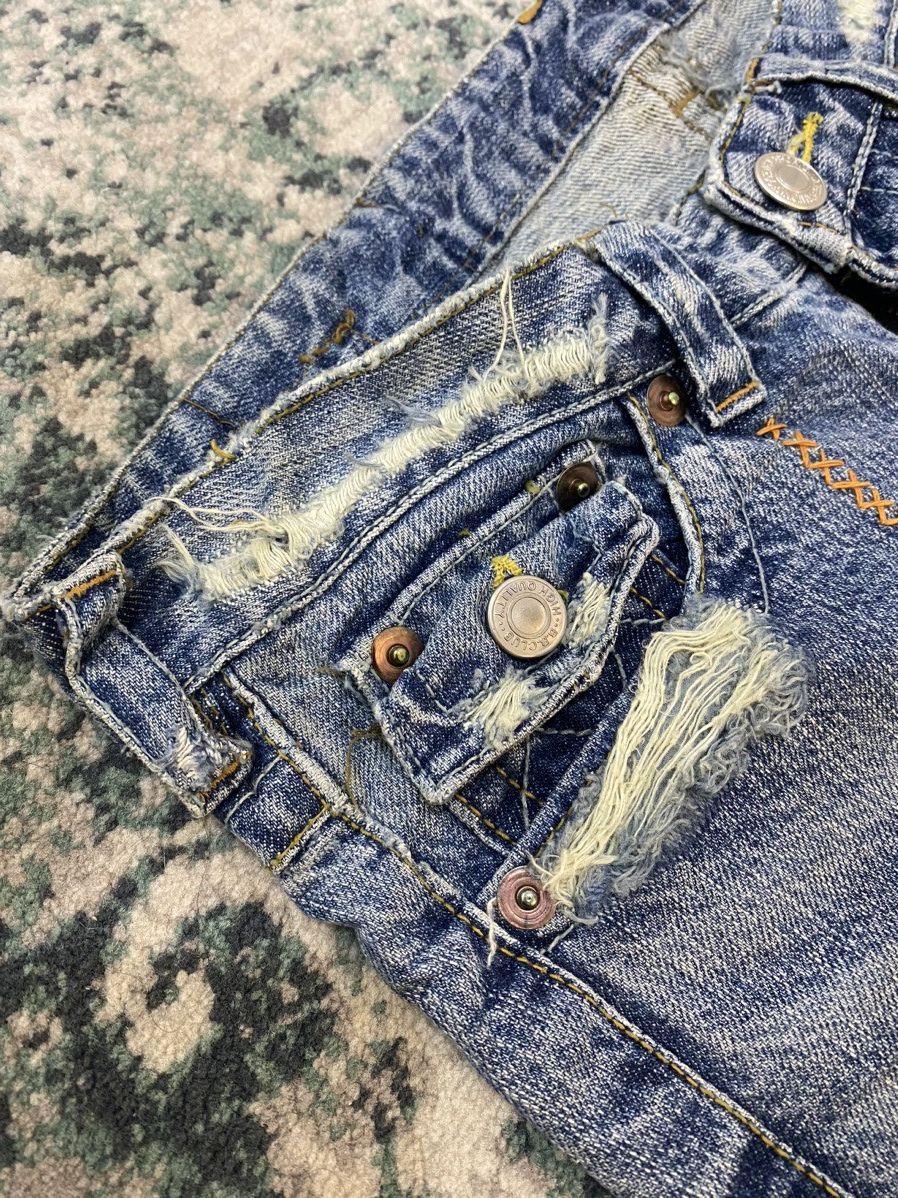 True Religion Reconstructed True Religion Flare Denim By La Limited Denim Size US 30 / EU 46 - 15 Thumbnail
