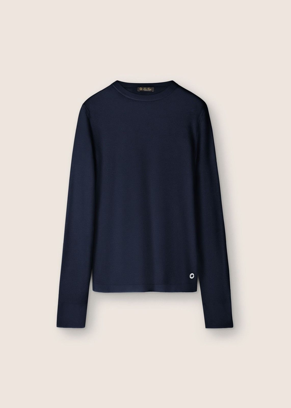 Loro Piana o1srvl11e0825 FAI4415 Long-sleeved Roundneck Sweater in Blue Size XS / US 0-2 / IT 36-38 - 1 Thumbnail