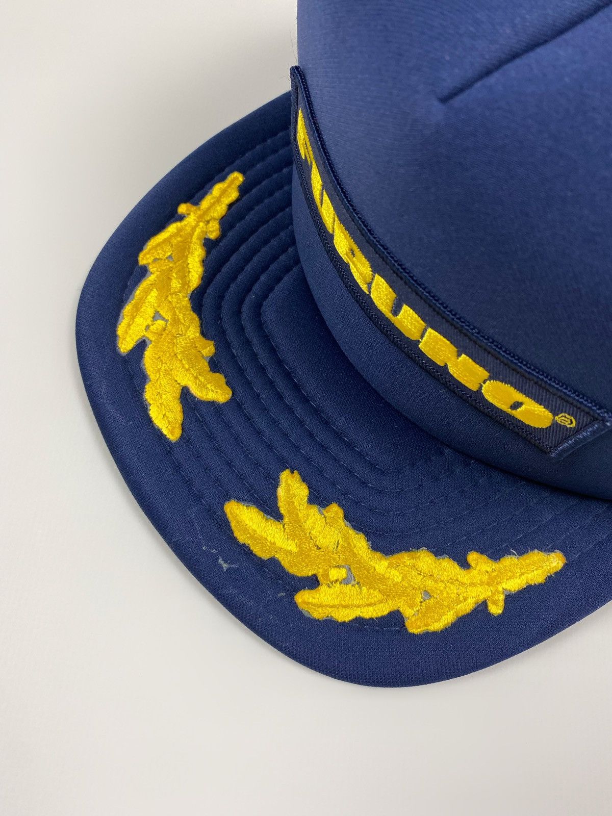 Vintage 1980’s Vintage Furuno Embroidered Foam Snap Back Hat Size ONE SIZE - 4 Thumbnail