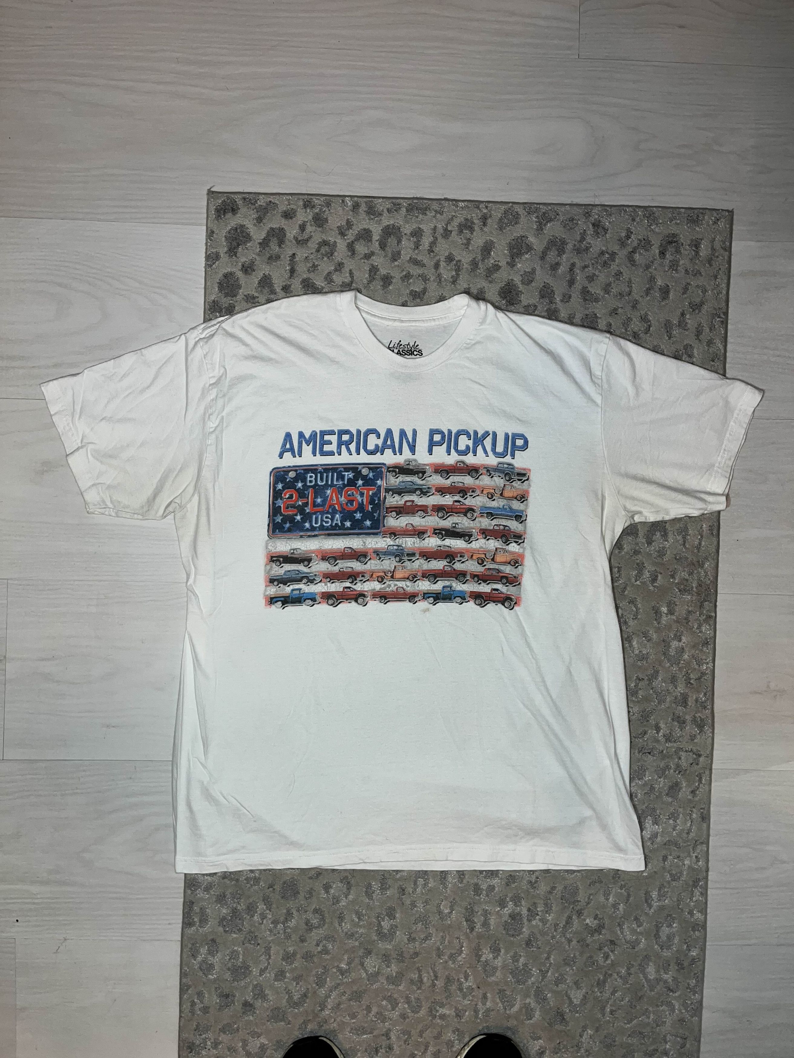 Vintage 90's/2000's American Pick-Up USA Graphic Tee Size US XL / EU 56 / 4 - 2 Thumbnail