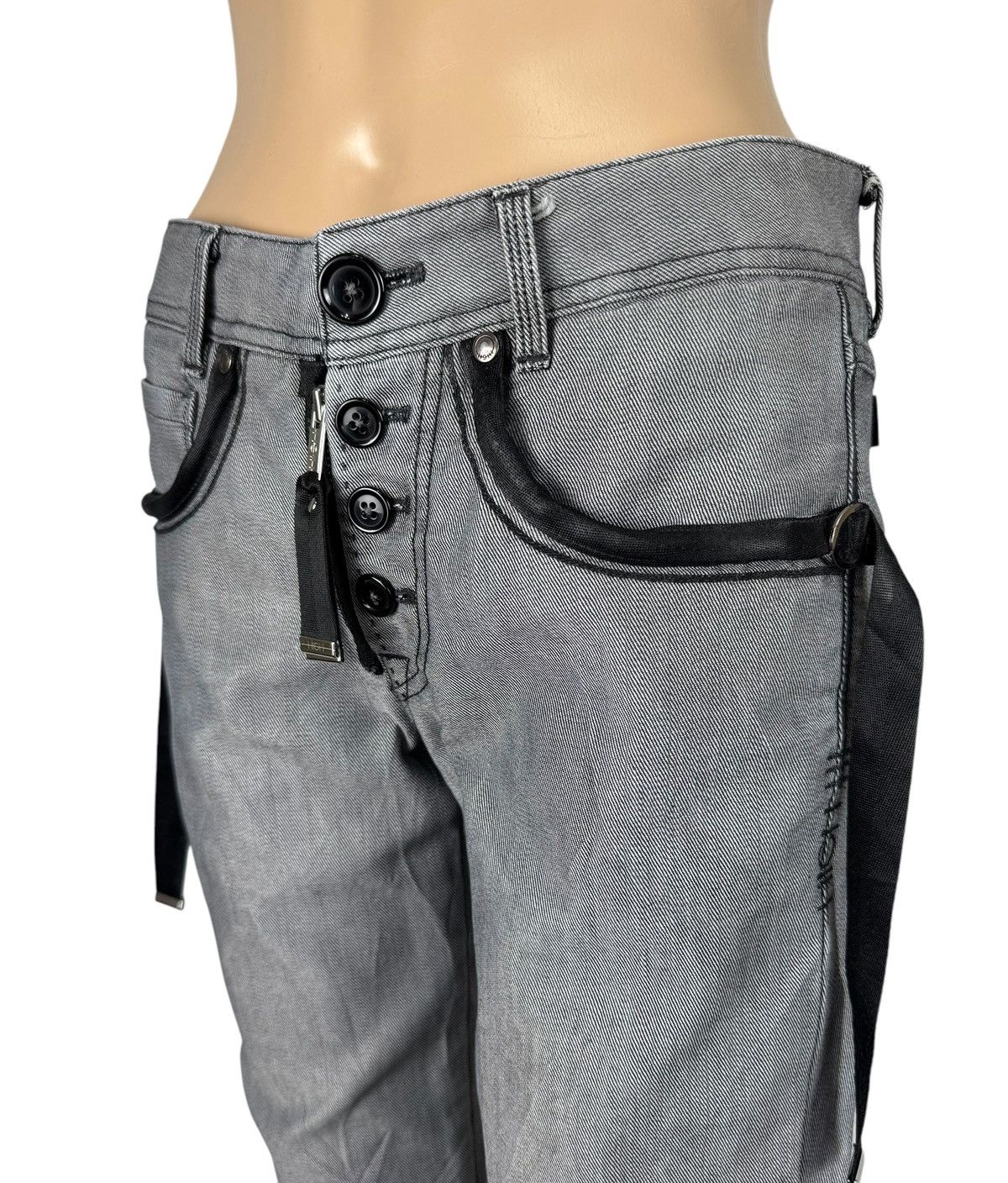 Other High Studded Jeans Slim Stretch size L Size 29" - 4 Thumbnail