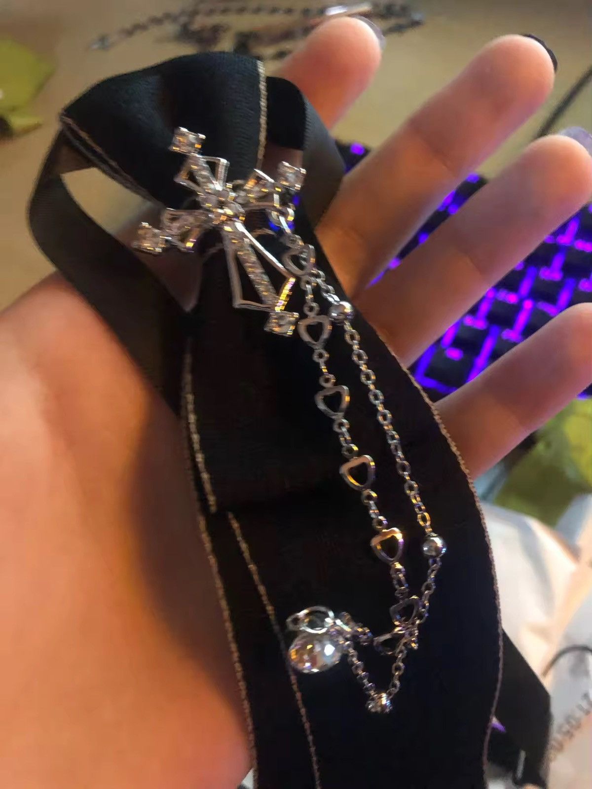 Japanese Brand × Leather Y2k tie aesthetic Size ONE SIZE - 2 Thumbnail