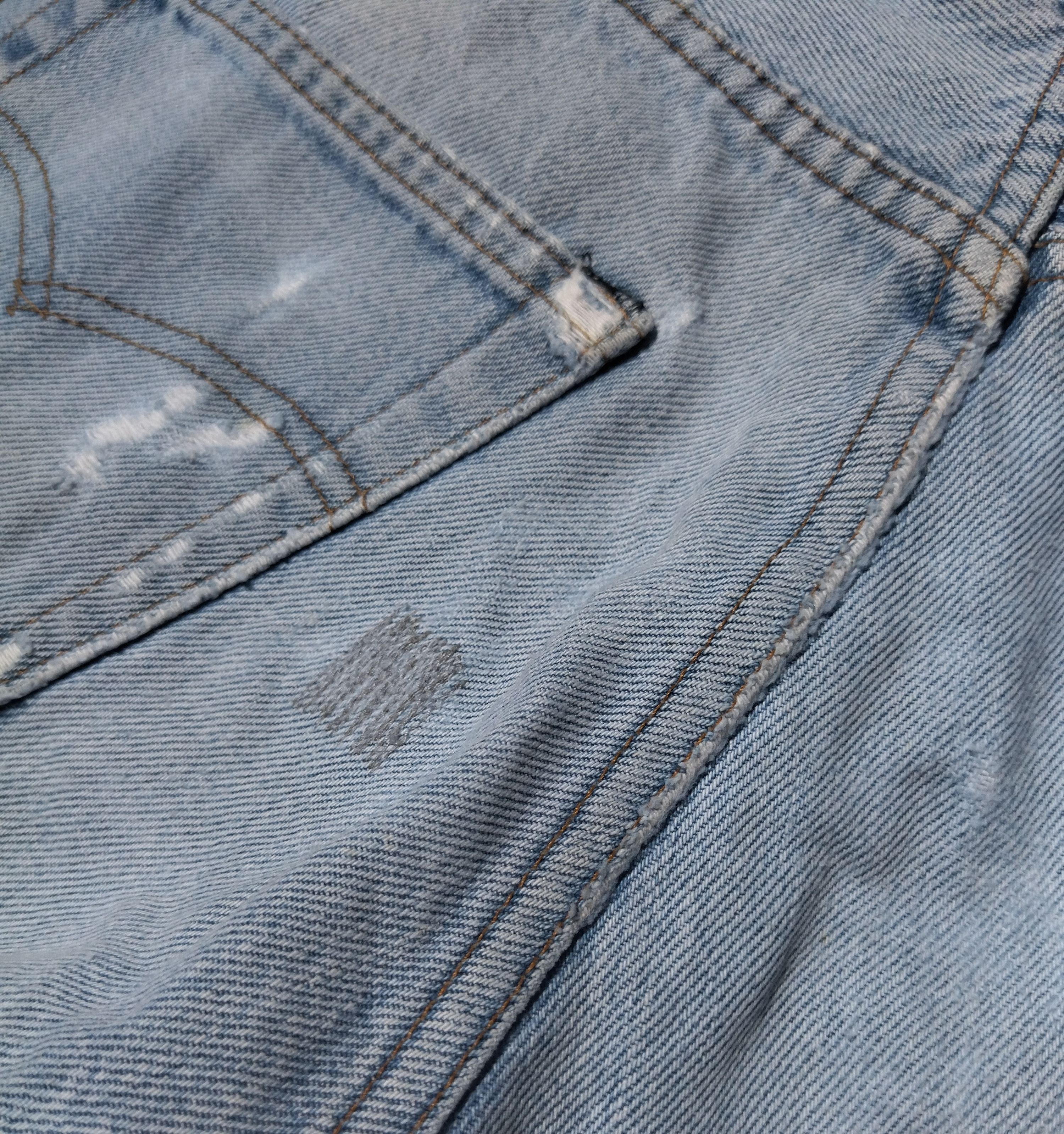 Levi's Vintage Levis 501 Distressed 70s and 80s made in USA size 28 Size 28" / US 6 / IT 42 - 18 Thumbnail