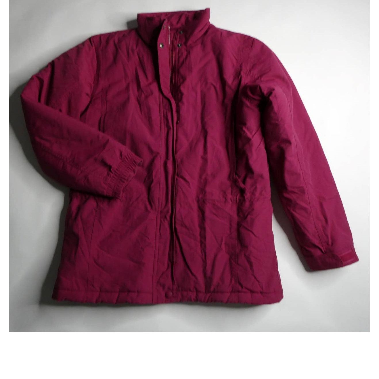 L.L. Bean LL Bean heavy winter coat, lined, size: small, color: wine Size S / US 4 / IT 40 - 1 Thumbnail
