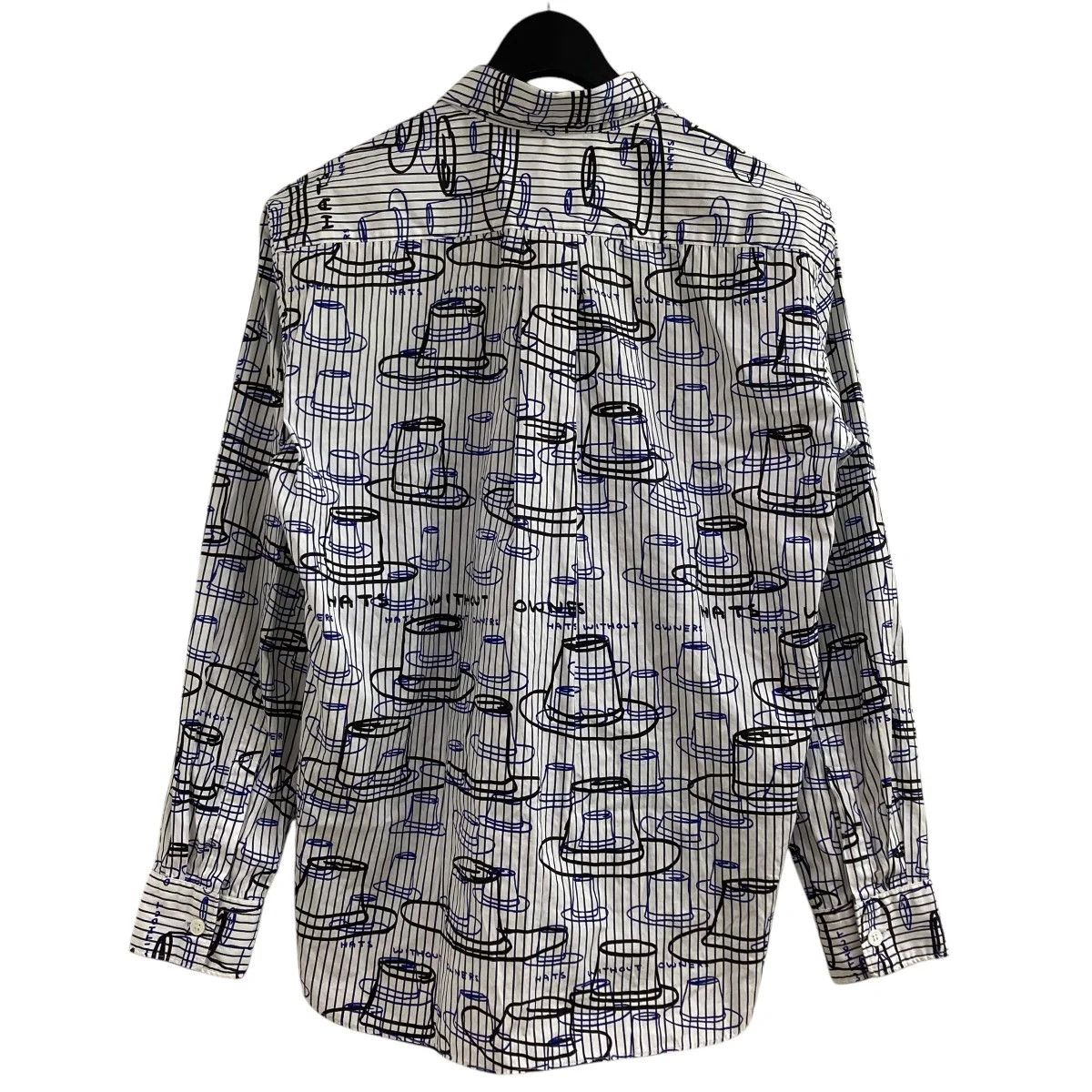 Comme des Garcons × Comme des Garcons Homme × Comme des Garcons Homme Deux AW21 David Shrigley Allover Graphic Button Up Shirt Size US XS / EU 42 / 0 - 2 Thumbnail