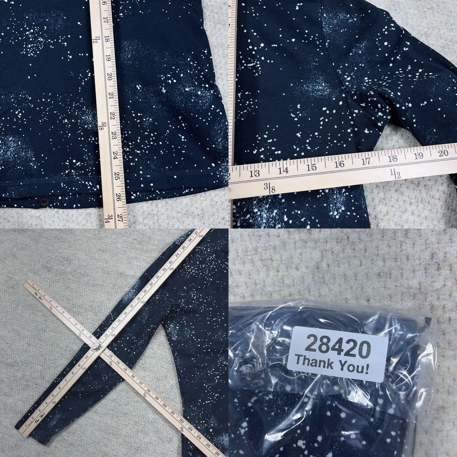 The North Face The North Face Jacket Women M Black White Splatter Spotted Full Zip Performance Size M / US 6-8 / IT 42-44 - 9 Thumbnail
