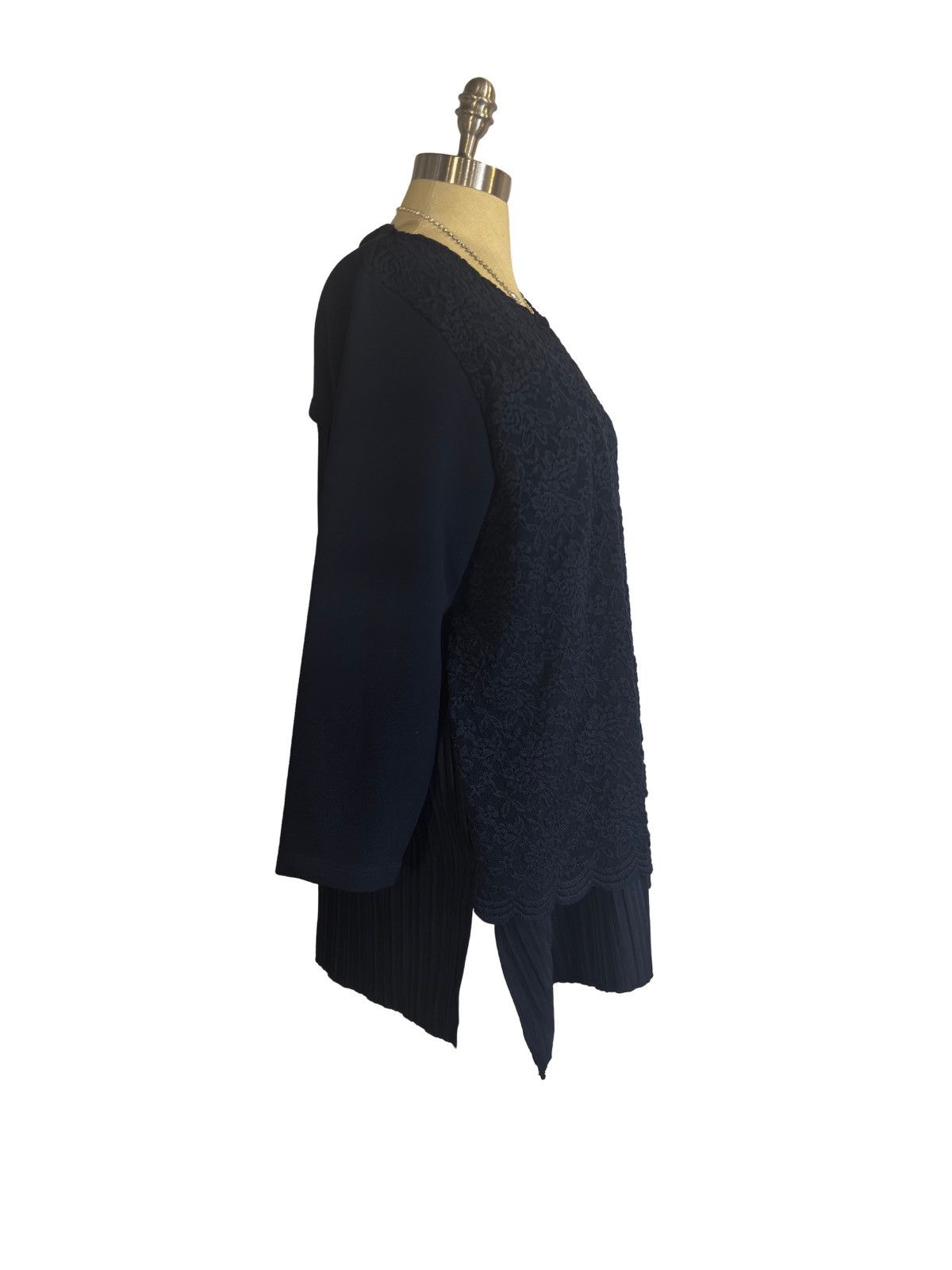Other Navy lace Top.wb4747 Size XXL / US 16-18 / IT 52-54 - 5 Thumbnail