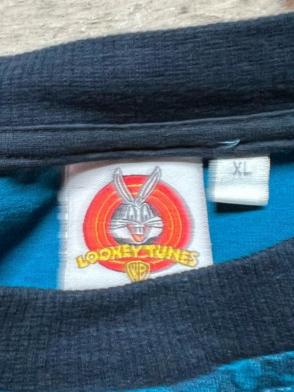 Disney 90s Looney Tunes TAZ vintahe Tshirt warner bros Size US XL / EU 56 / 4 - 4 Thumbnail