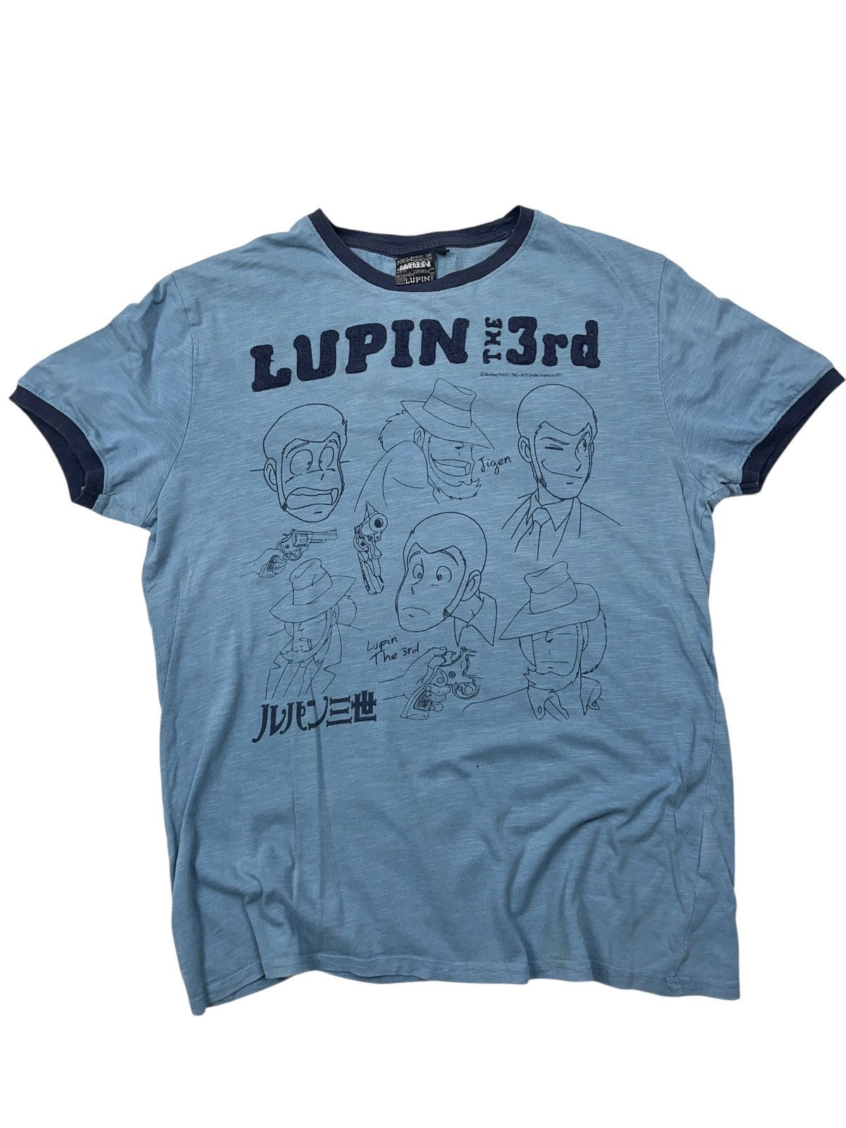 Anime × Vintage Vintage y2k Lupin The 3rd Anime T-shirt Size US M / EU 48-50 / 2 - 1 Thumbnail