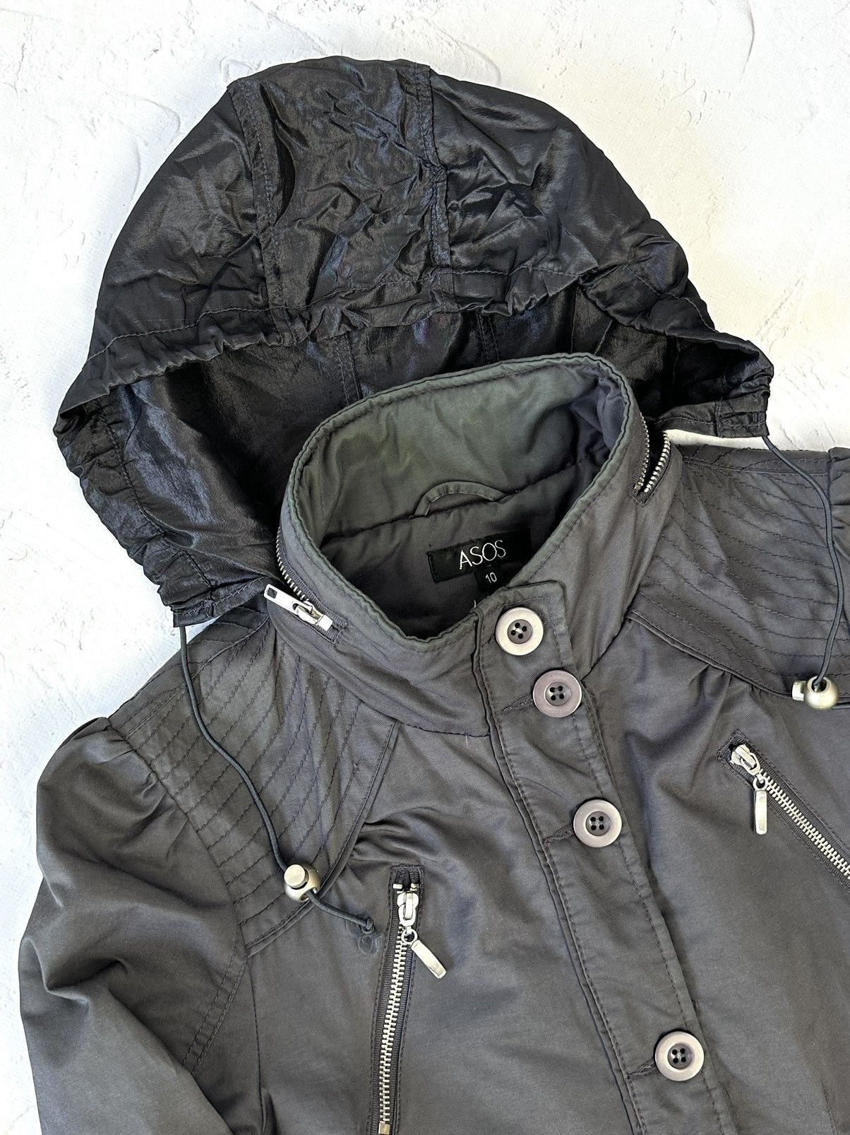 Beauty Beast × Japanese Brand × Vintage Y2K Vintage Buttons Embroidered Jacket Size L / US 10 / IT 46 - 4 Thumbnail