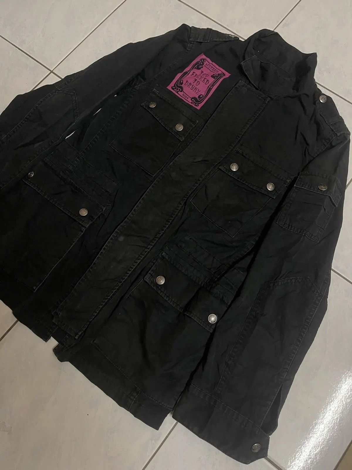Hysteric Glamour Vintage Hysteric Glamour “Too Fuck Too Drunk” Jacket Size US S / EU 44-46 / 1 - 5 Thumbnail