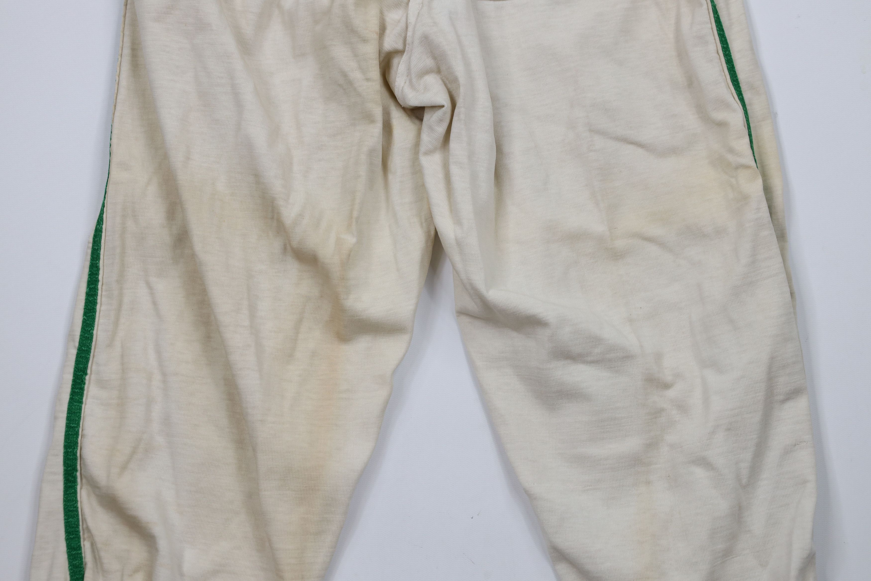 Vintage Vintage 40s 50s Baseball Uniform Pants White Green USA Size US 34 / EU 50 - 12 Thumbnail