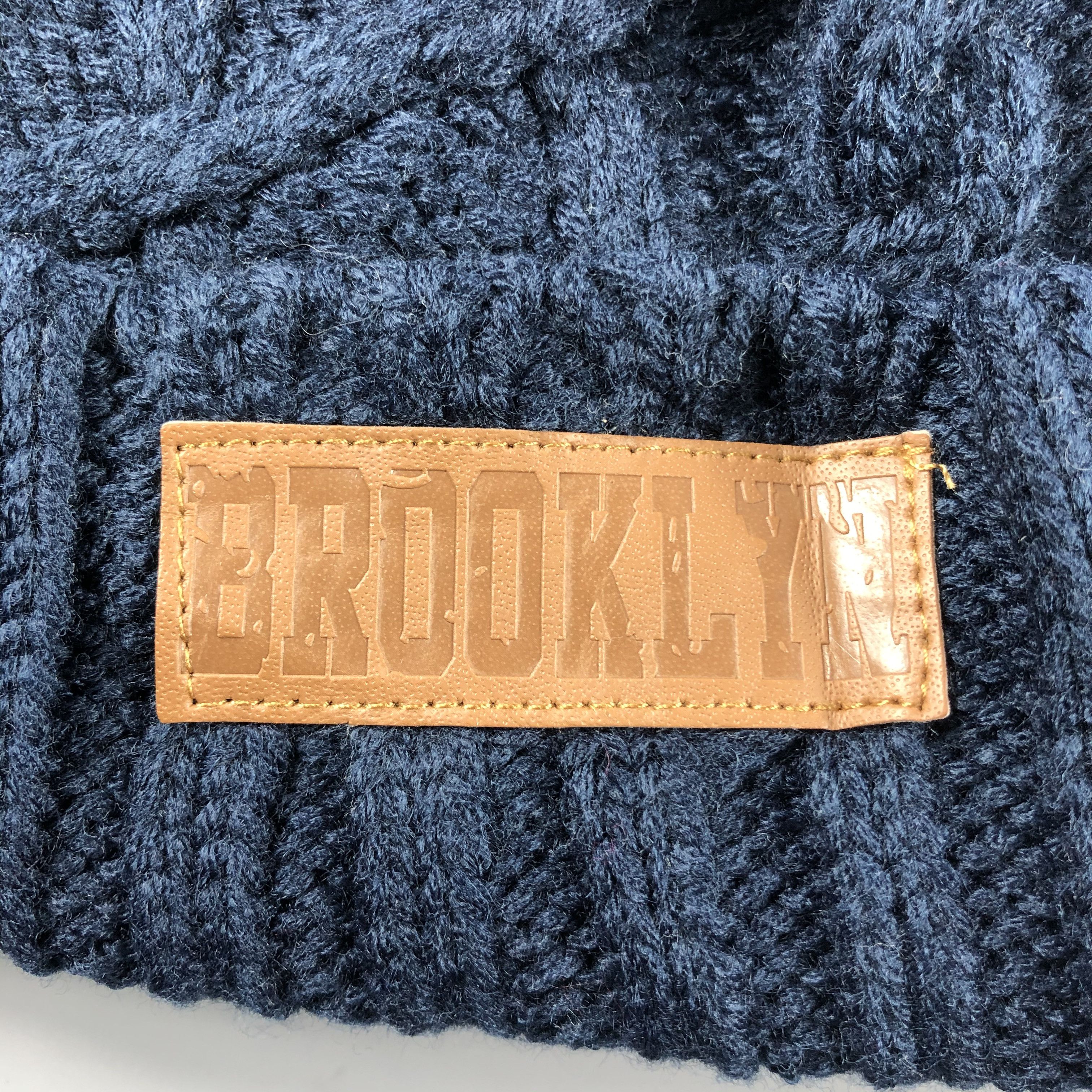 Japanese Brand × Vintage Brooklyn Aran Isle PomPom Beanie Snow Hat Snow Cap -D354 Size ONE SIZE - 5 Thumbnail
