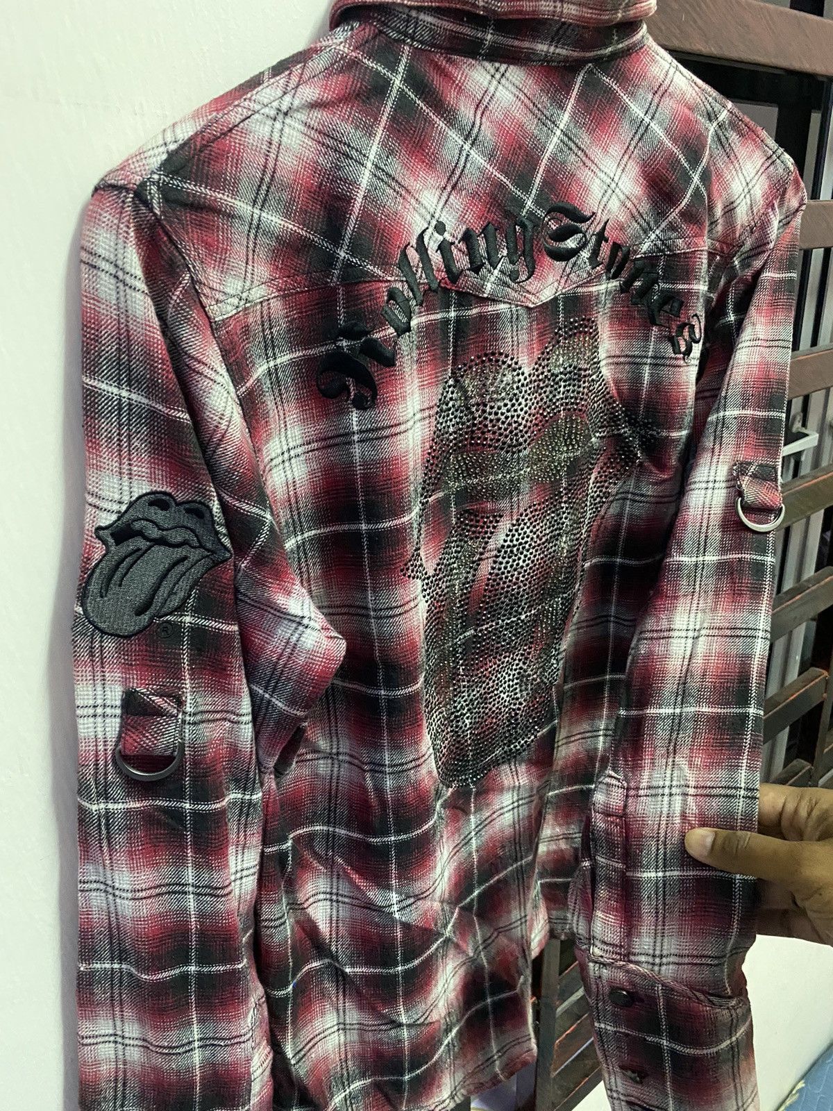 Band Tees Vintage Y2K The Rolling Stones Button Ups Shirt By Jack Rose Size M / US 6-8 / IT 42-44 - 4 Thumbnail