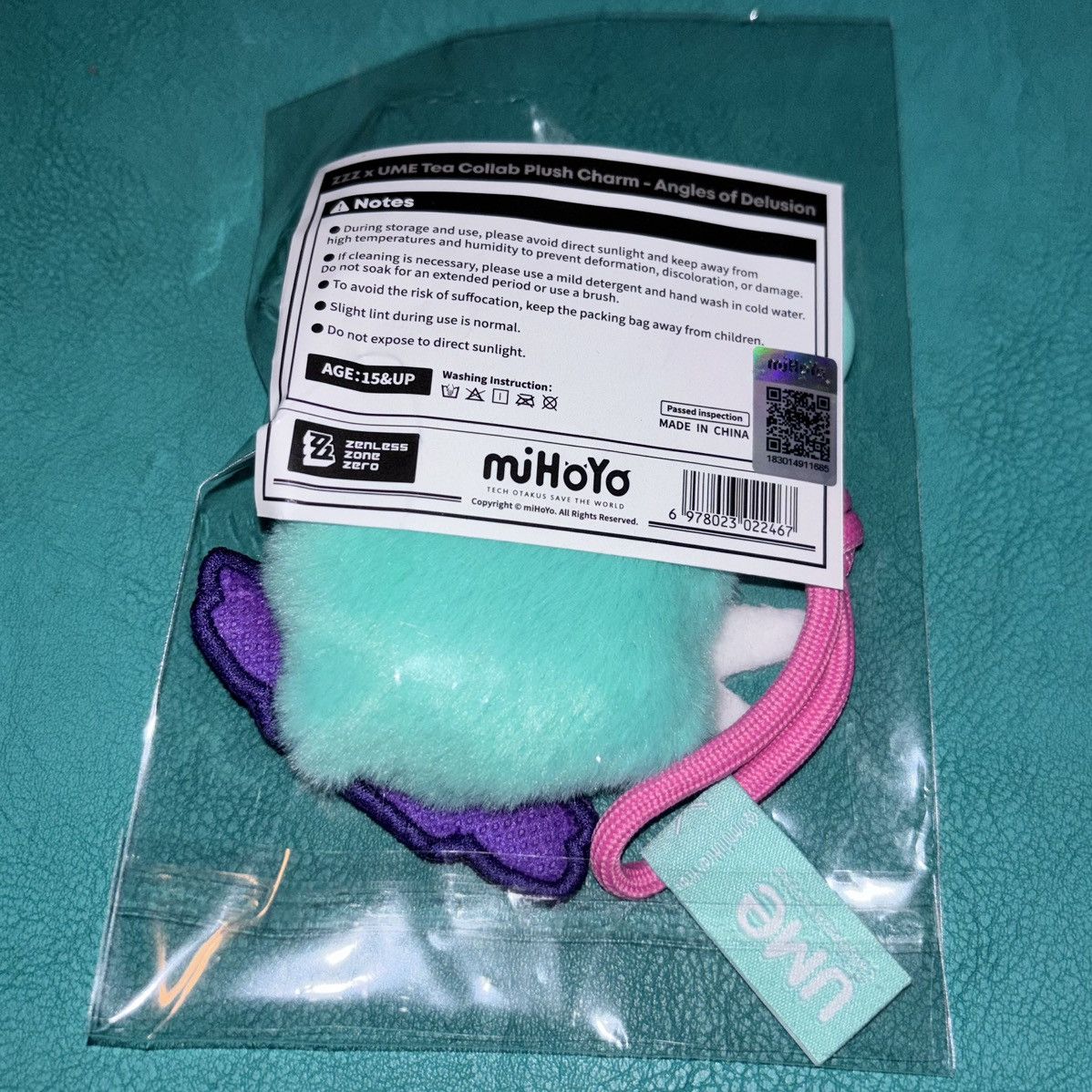 Other Zenless Zone Zero ZZZ x Ume Tea Plush Keychain LIMITED! 🐰🧋🧚‍♀️ Size ONE SIZE - 2 Thumbnail