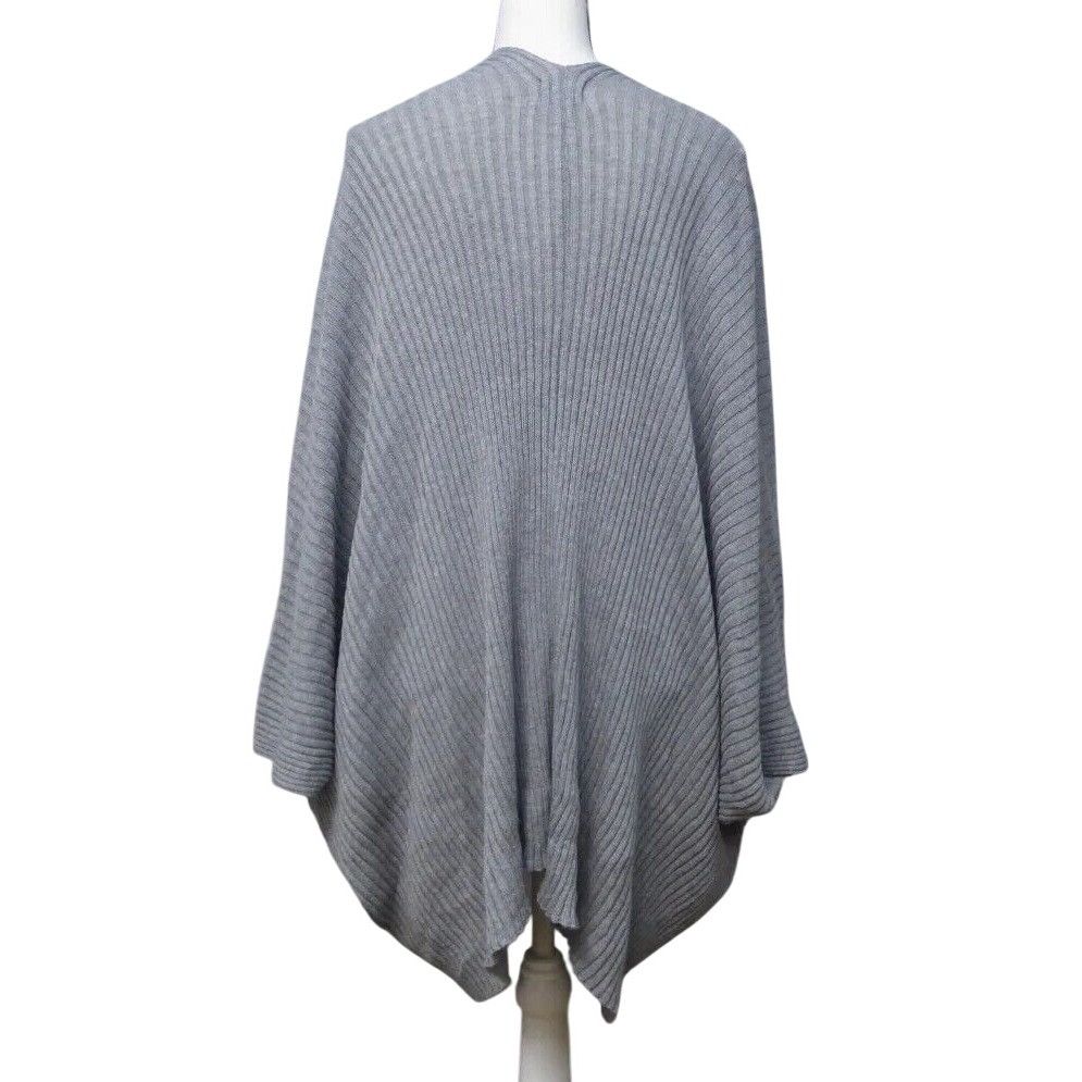 Other Save the Ocean Recycled Knit Kimono, OS, Gray Size ONE SIZE - 3 Thumbnail