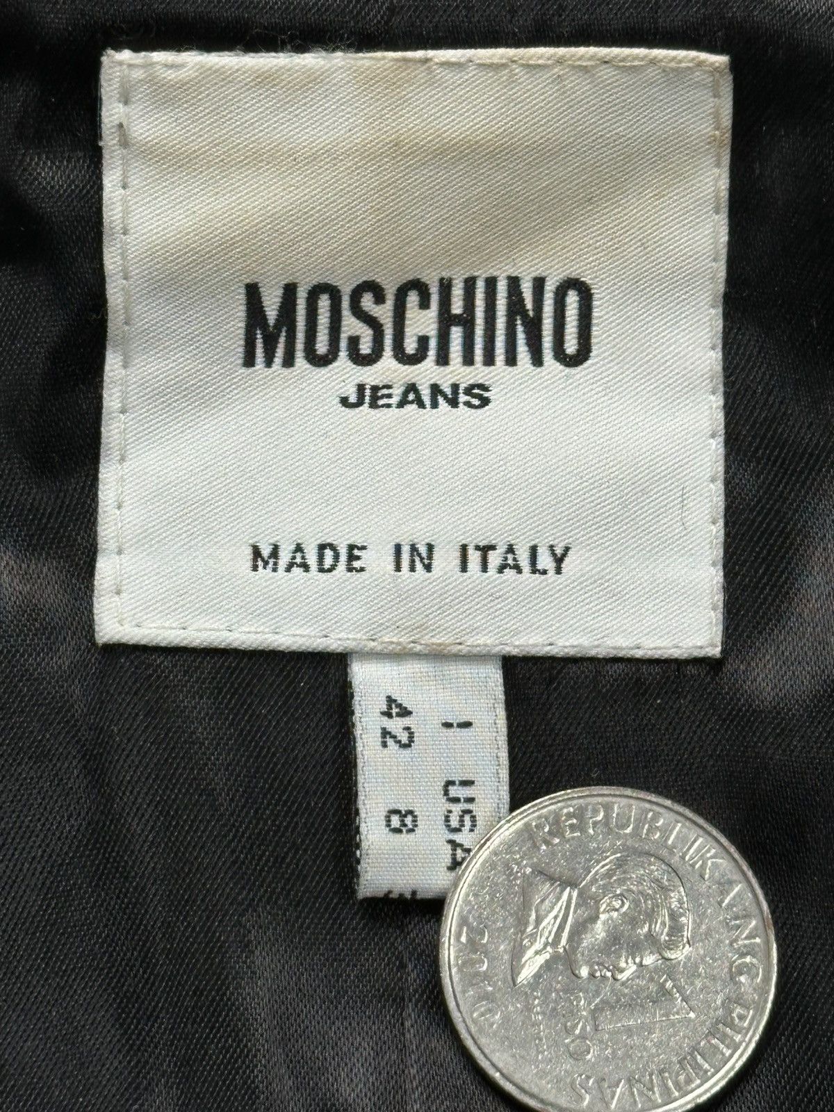 Moschino Moschino Jeans - Vintage Nipoli High Neck Wool Multi Button Size US XS / EU 42 / 0 - 13 Thumbnail