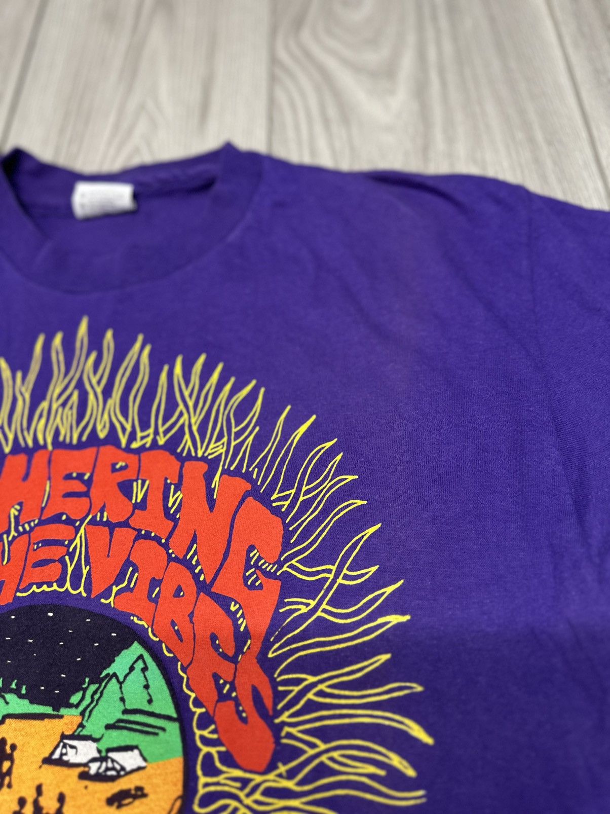 Vintage Gathering of the vibes summer solstice celebration 1991 Size US XL / EU 56 / 4 - 12 Thumbnail