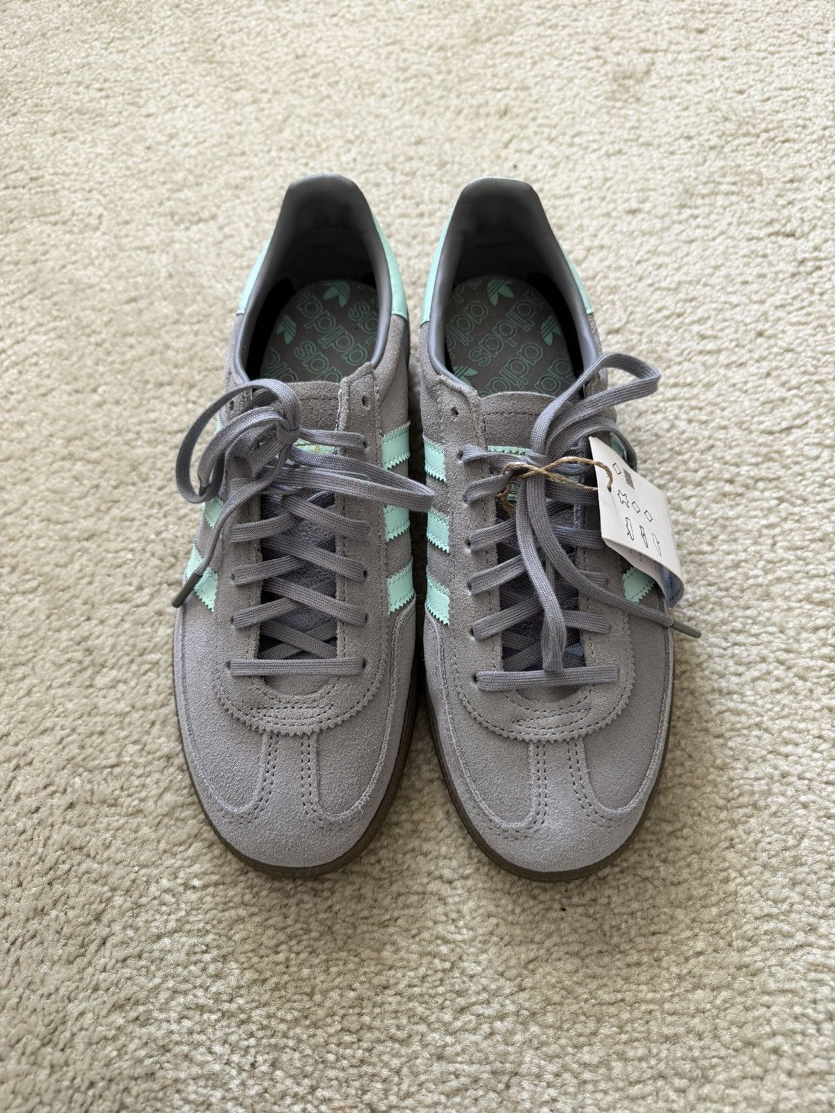 Adidas Adidas Spezial Men's Size 6 Grey Clean Mint Gum Suede No Box Size US 6 / EU 39 - 3 Thumbnail