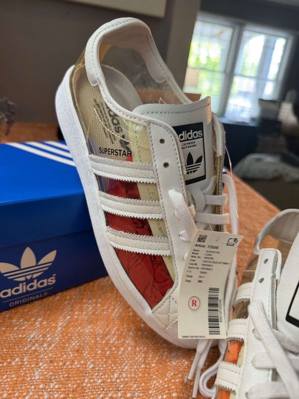 Adidas Clear! Adidas Superstar New size 9 Samples Size US 9 / EU 42 - 8 Thumbnail