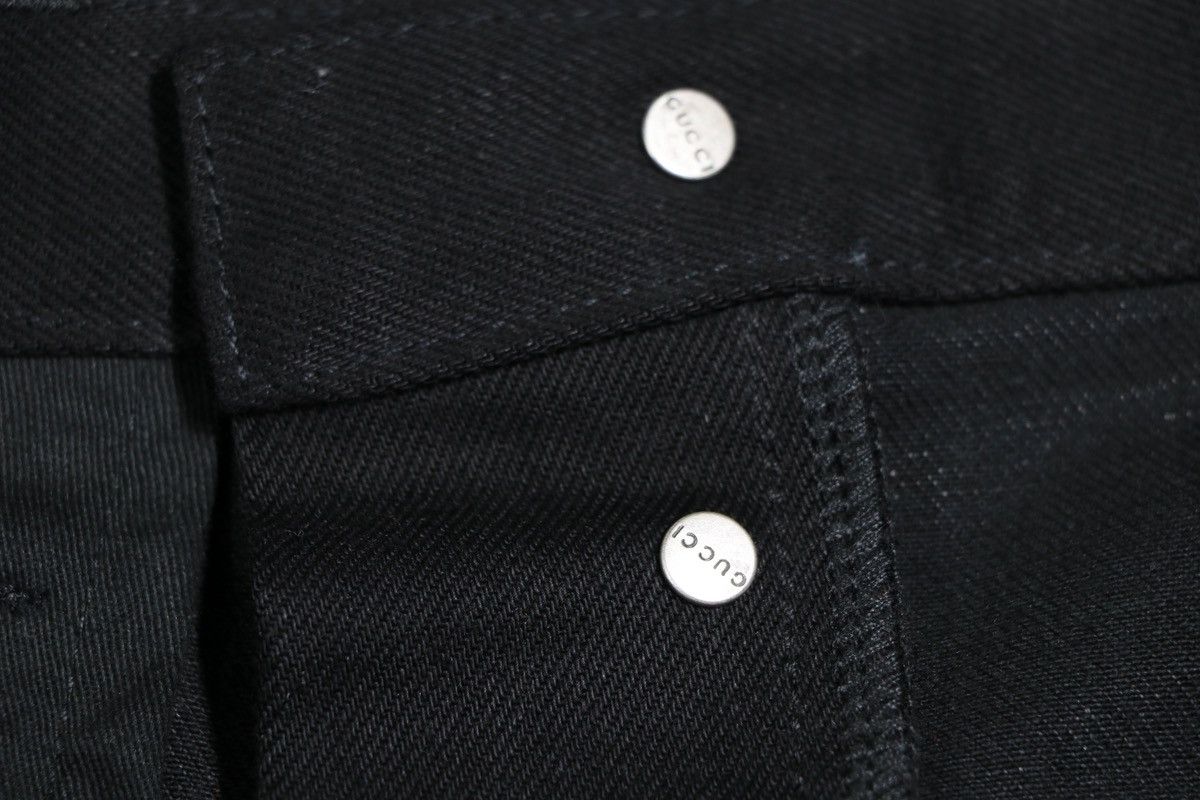 Gucci Gucci La Famigilia Horsebit Denim Cotton Jeans Size 34 Size US 34 / EU 50 - 8 Thumbnail
