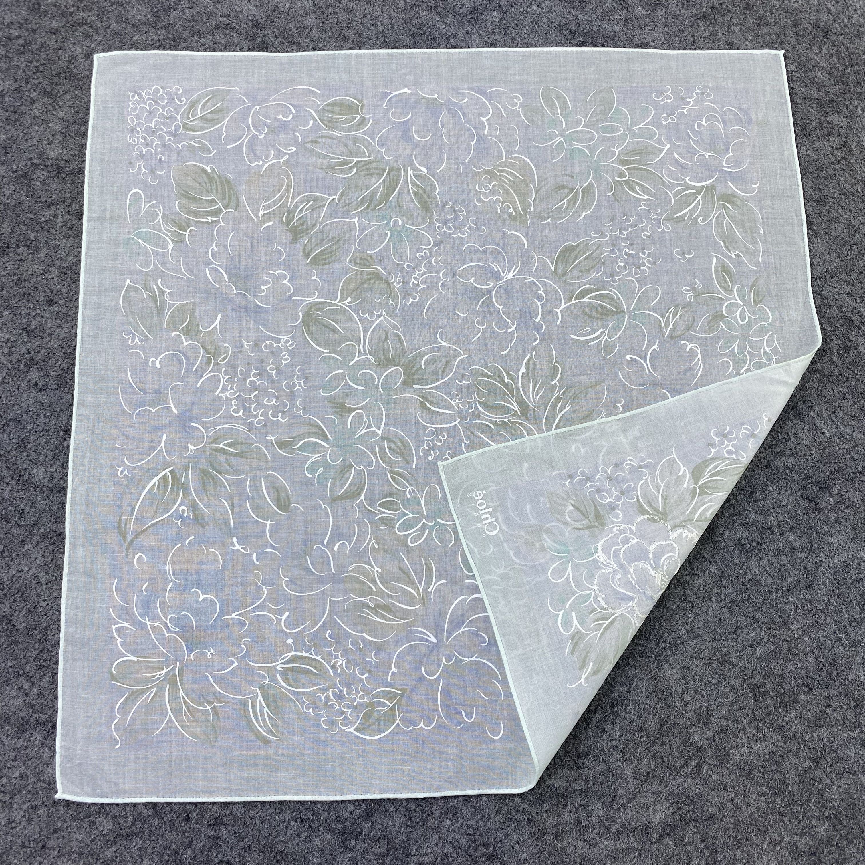 Designer Chloe Handkerchief Neckerchief Bandana-B1595 Size ONE SIZE - 5 Thumbnail