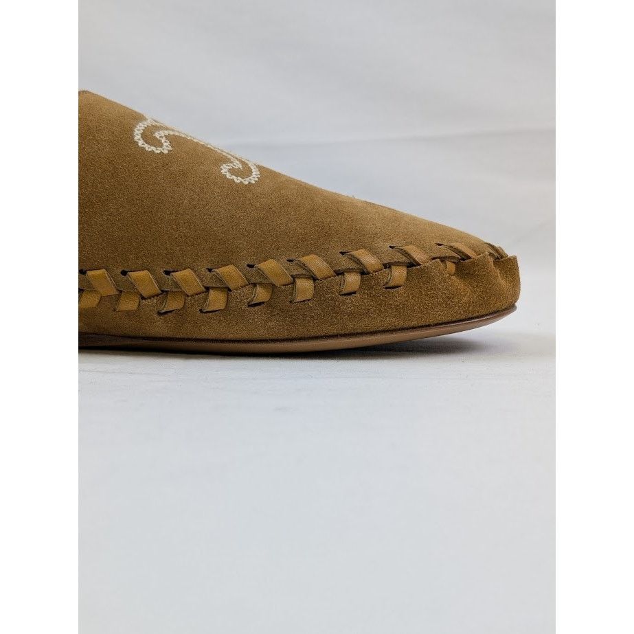 Celine o1rshd1 Suede Calfskin Mules in Dark Havana Size US 11 / EU 44 - 3 Thumbnail