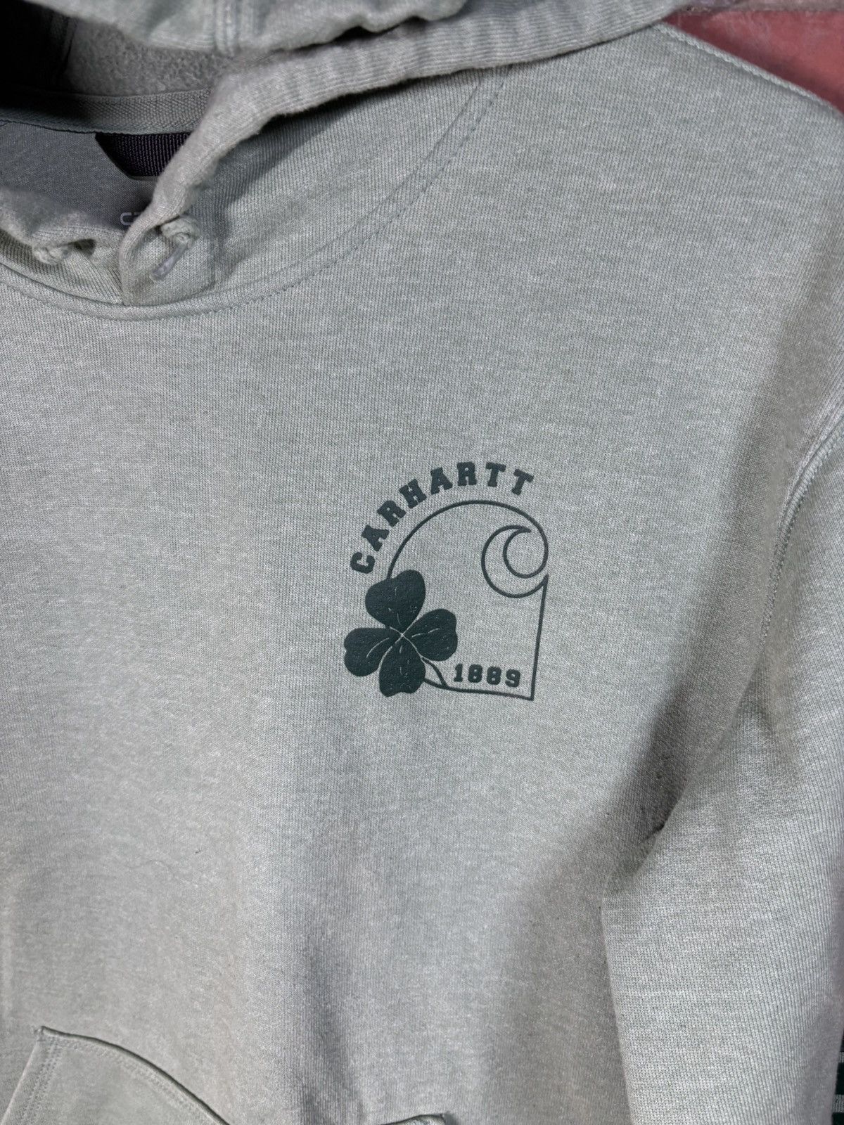 Carhartt Carhartt Hoodie Sweatshirt Pullover Loose Fit Shamrock Sz M Size US M / EU 48-50 / 2 - 3 Thumbnail