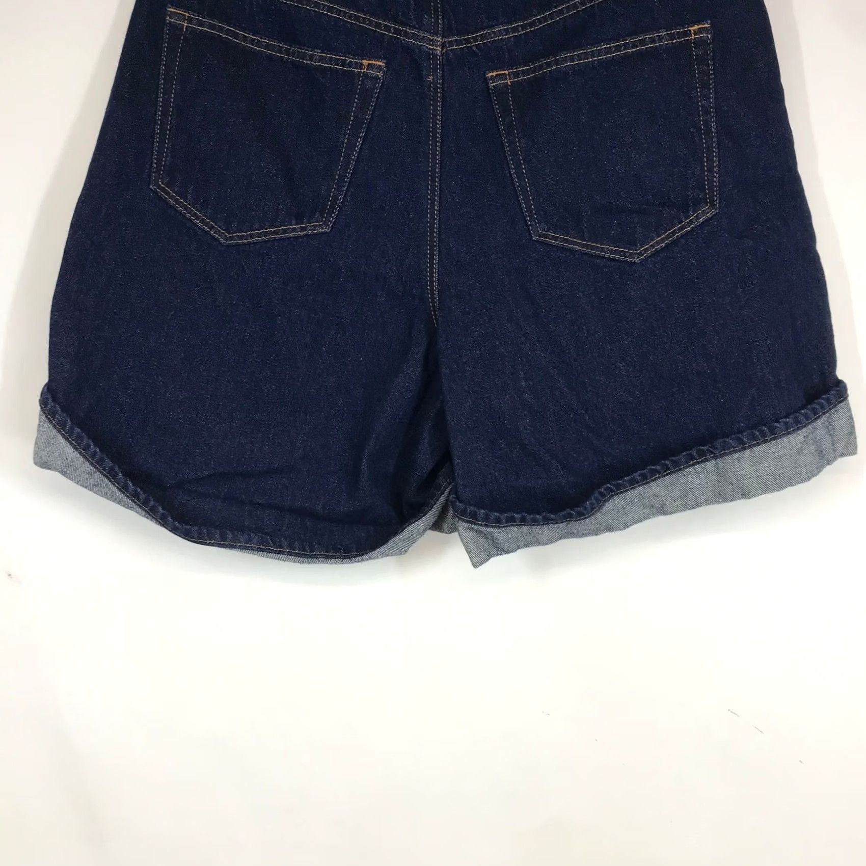 Loft VINTAGE LOFT The Cuff Short Womens 31 12 Dark Wash High Rise Denim Jean Shorts Indigo Size 24" / US 00 / IT 34 - 6 Thumbnail