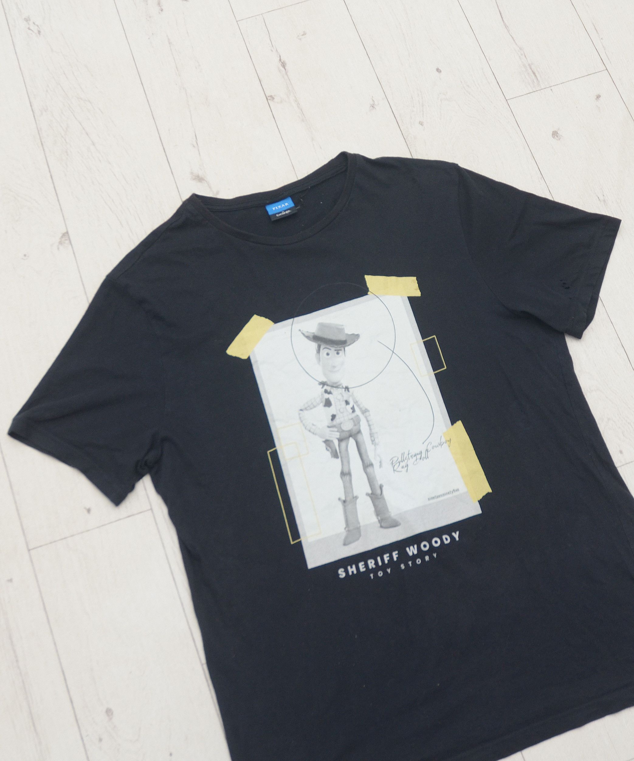 Disney × Vintage Vintage Disney Pixar Toy Story Cartoon USA T-shirt Big Logo Size US L / EU 52-54 / 3 - 2 Thumbnail