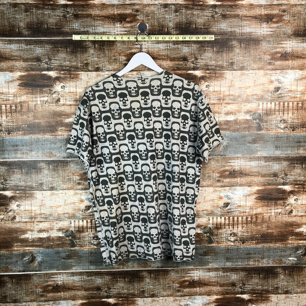 Lucien Pellat-Finet Lucien Pellat Finet full print Skulls White T-Shirt #A2483 Size US L / EU 52-54 / 3 - 11 Thumbnail